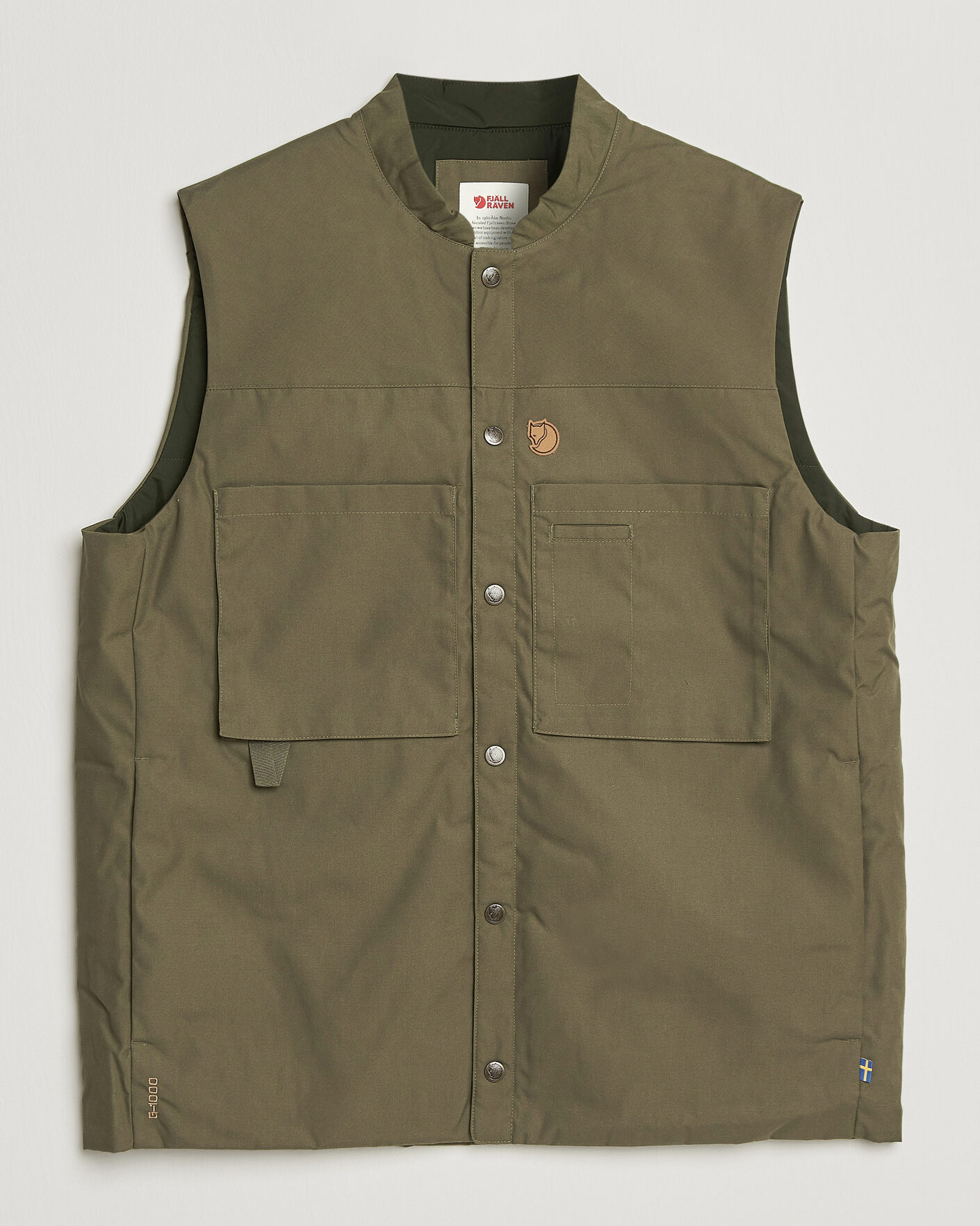Hombres | Chalecos | Fjällräven | Singi Padded Vest Laurel Green