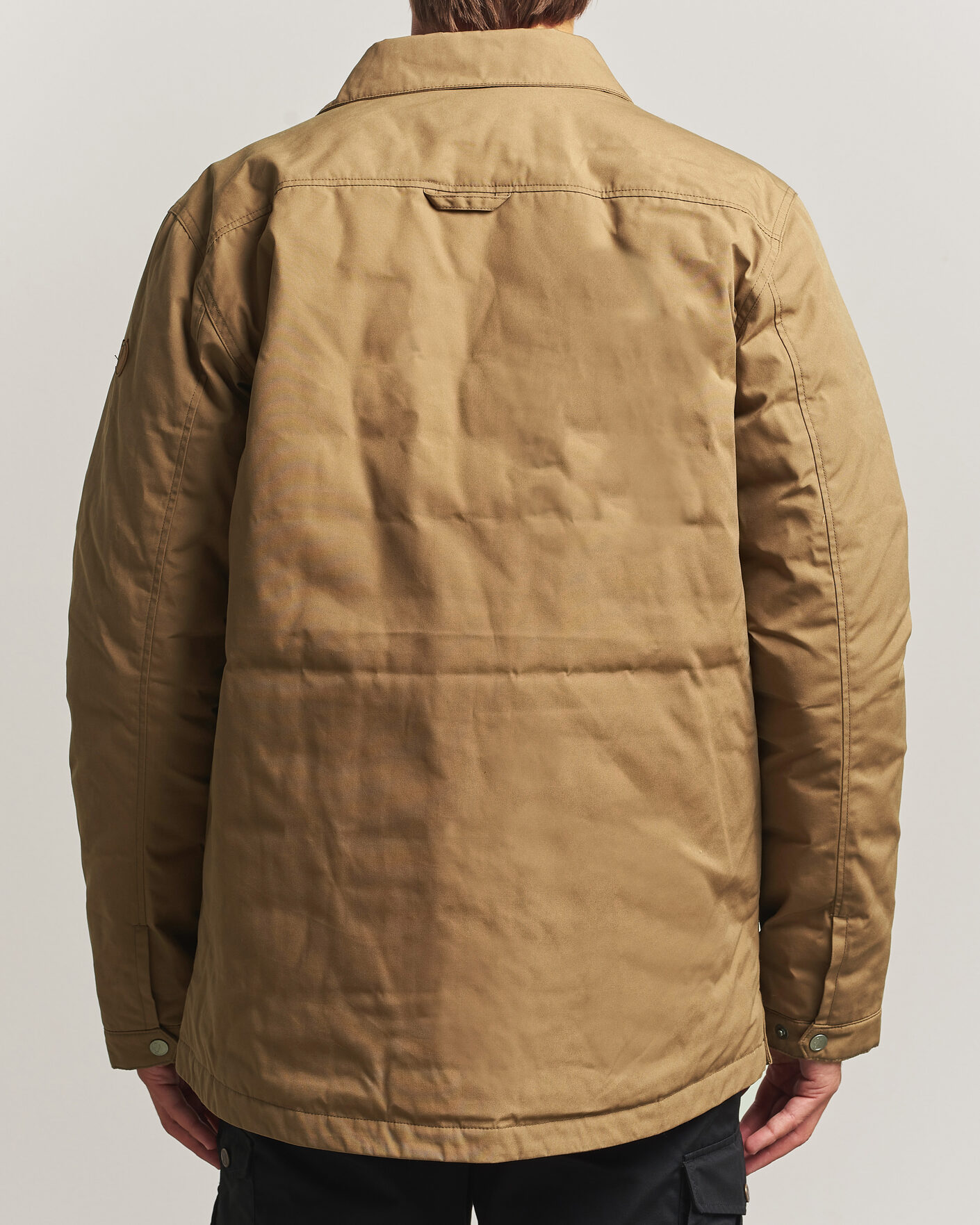 Hombres | Abrigos y chaquetas | Fjällräven | Övik Down Shirt Jacket Wood Brown