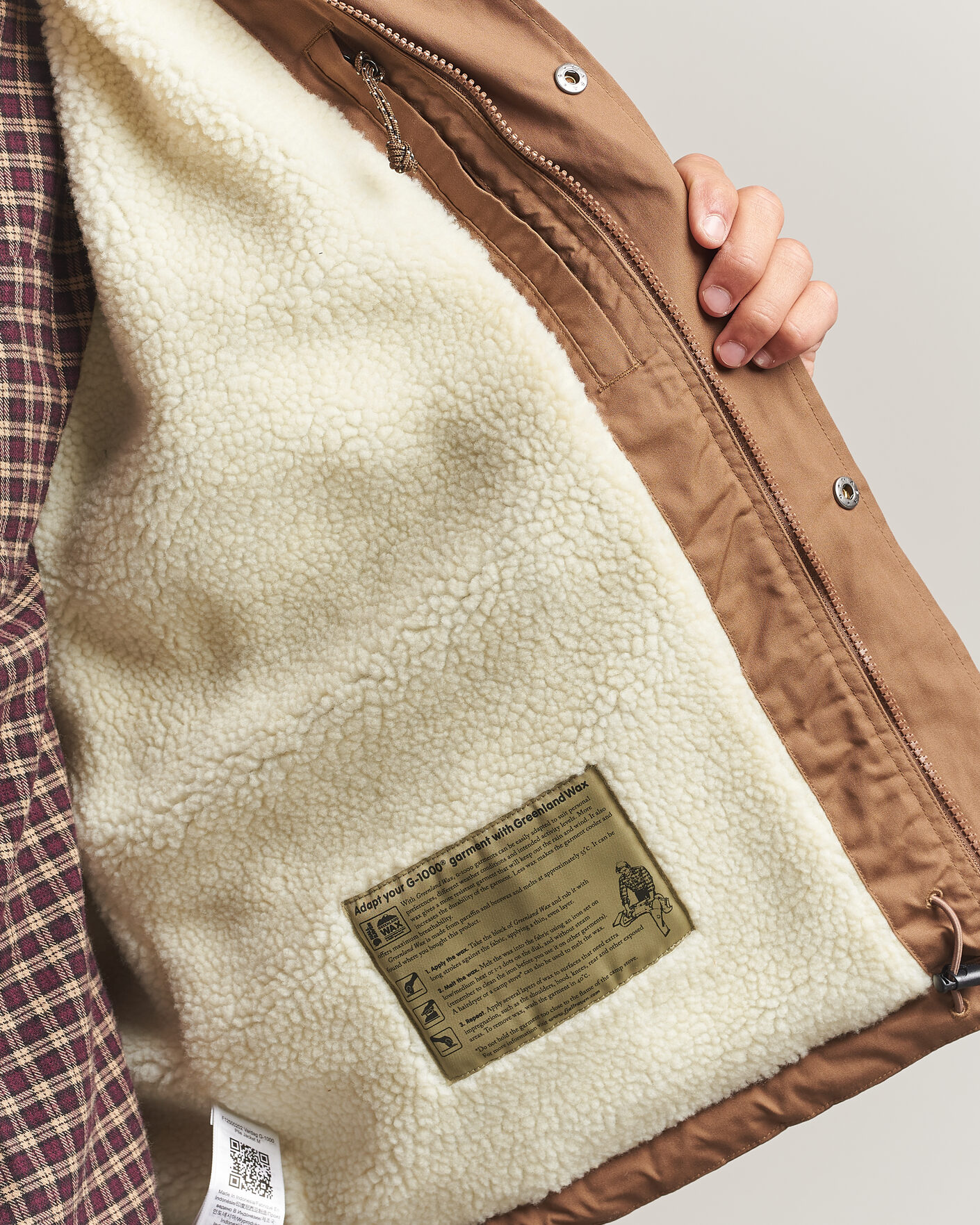 Hombres | Abrigos y chaquetas | Fjällräven | Vardag G-1000 Pile Jacket Wood Brown
