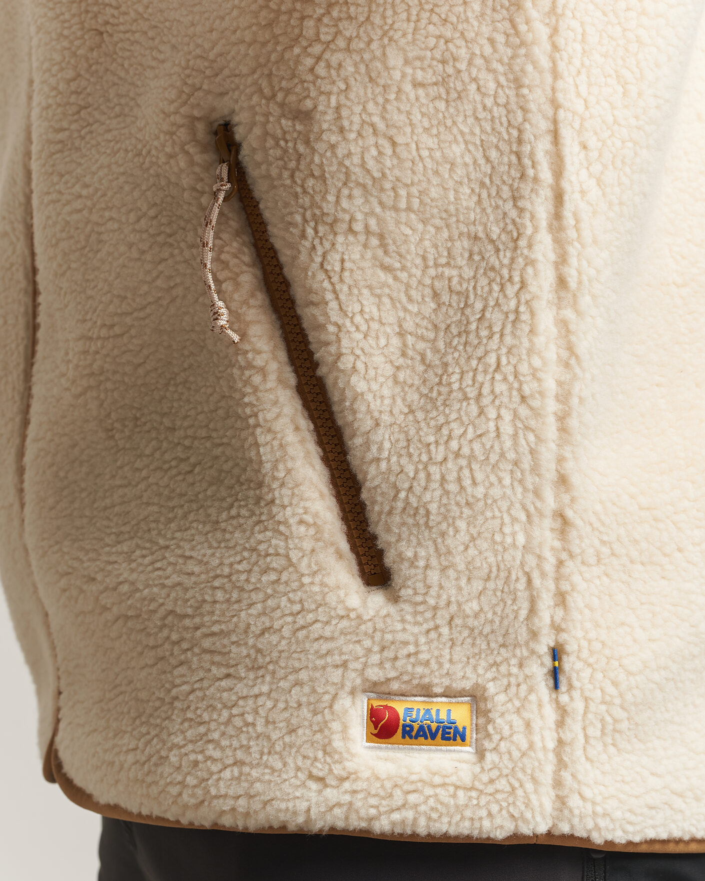 Hombres | Jerséis y prendas de punto | Fjällräven | Vardag Pile Fleece Zip Jacket Chalk White