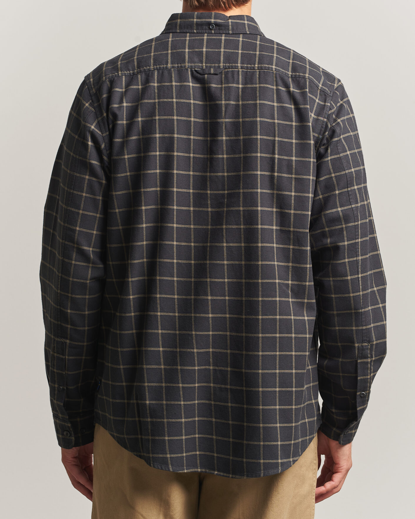 Hombres | Camisas | Fjällräven | Övik Flannel Shirt Dark Grey