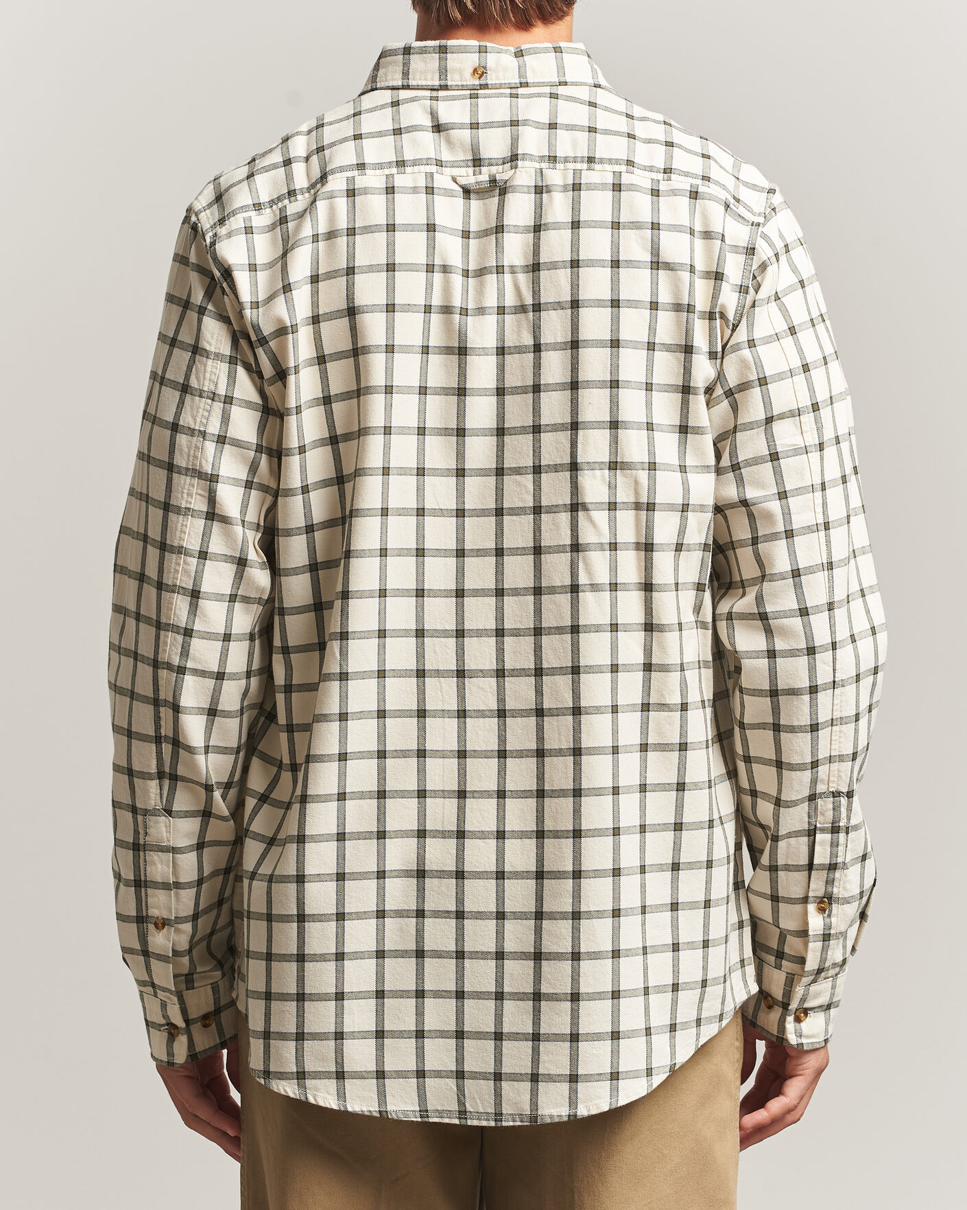 Hombres | Camisas | Fjällräven | Övik Flannel Shirt Chalk White