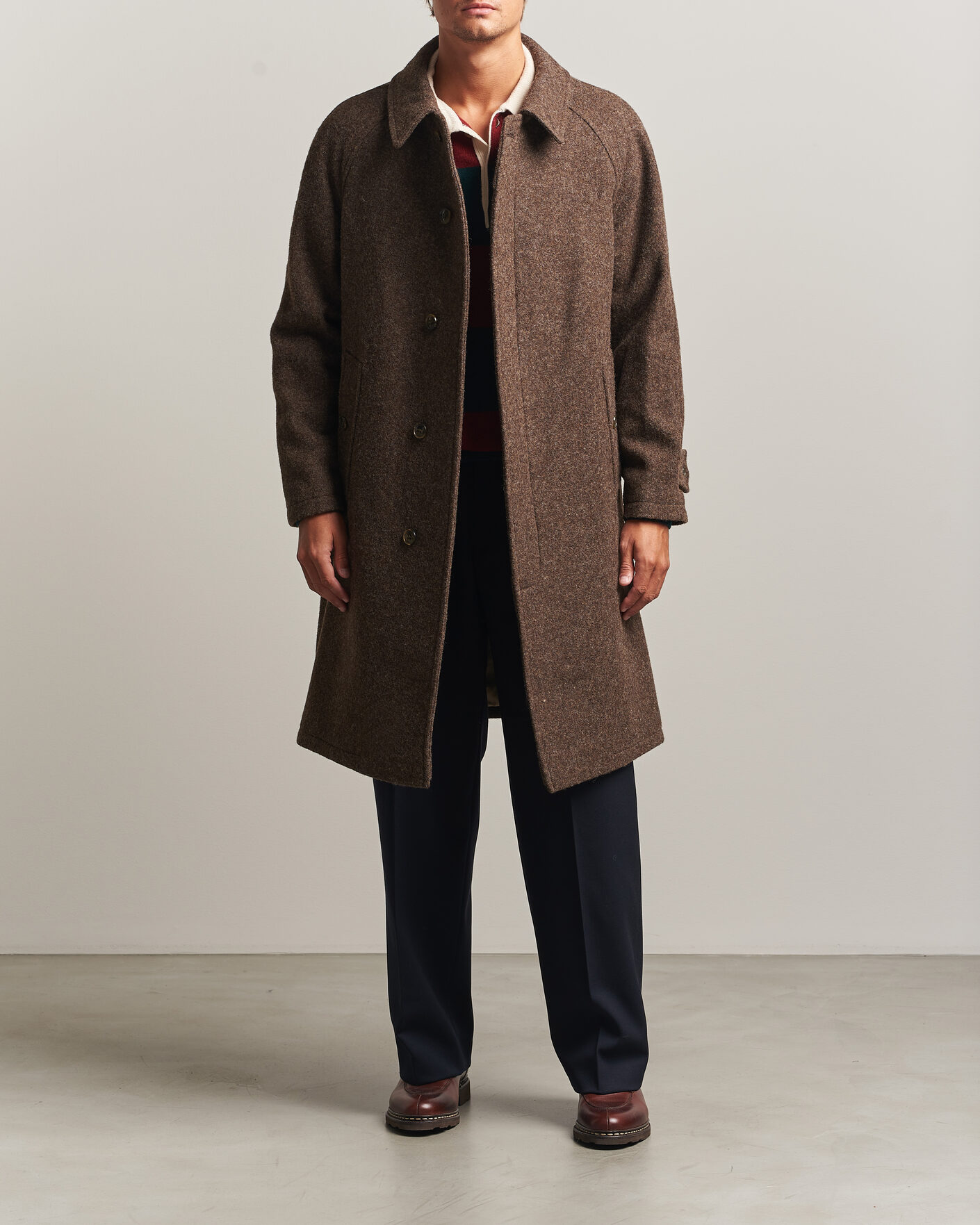 Hombres | Abrigos y chaquetas | Gloverall | Hynes Wool Coat Mocha
