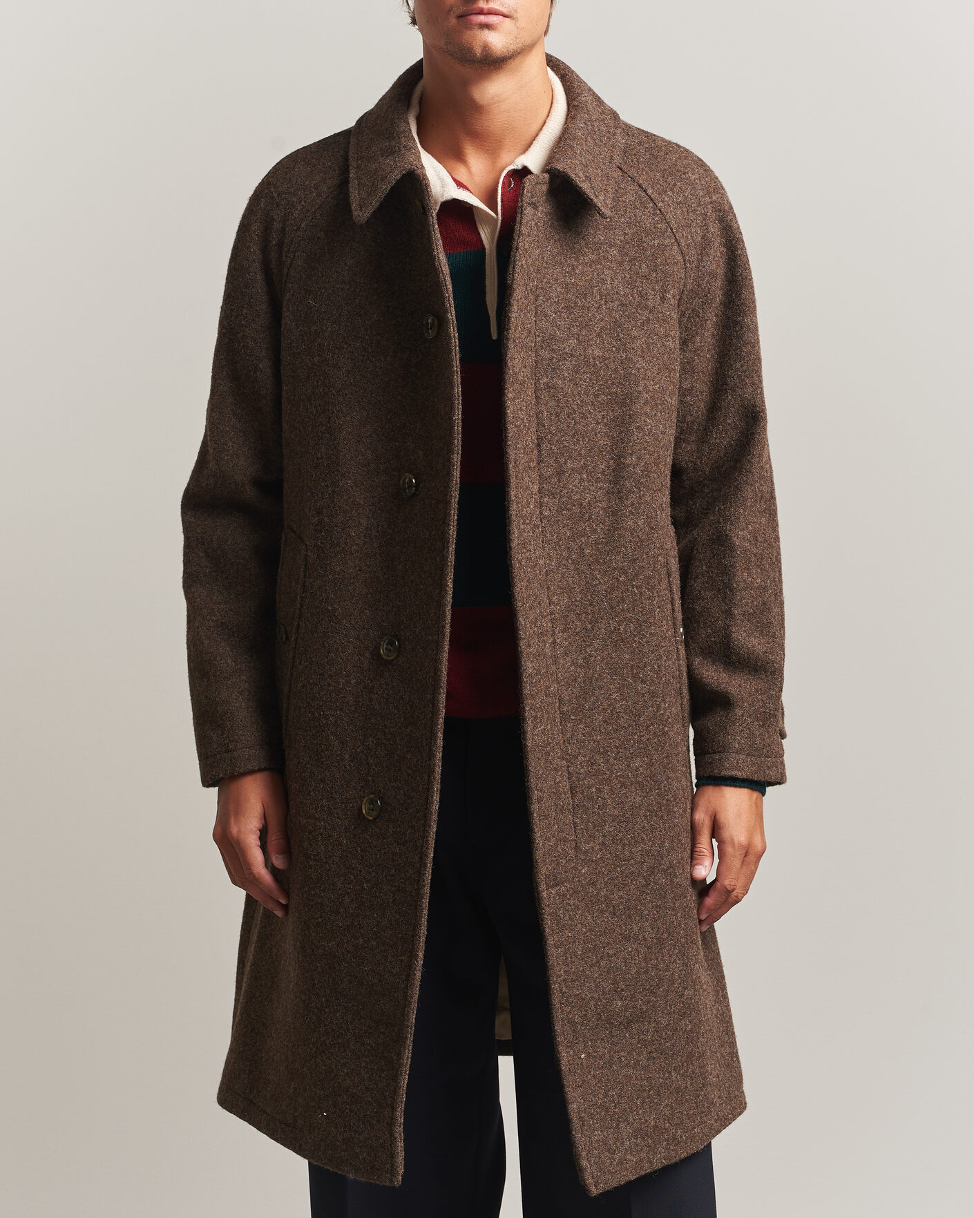 Hombres | Abrigos y chaquetas | Gloverall | Hynes Wool Coat Mocha