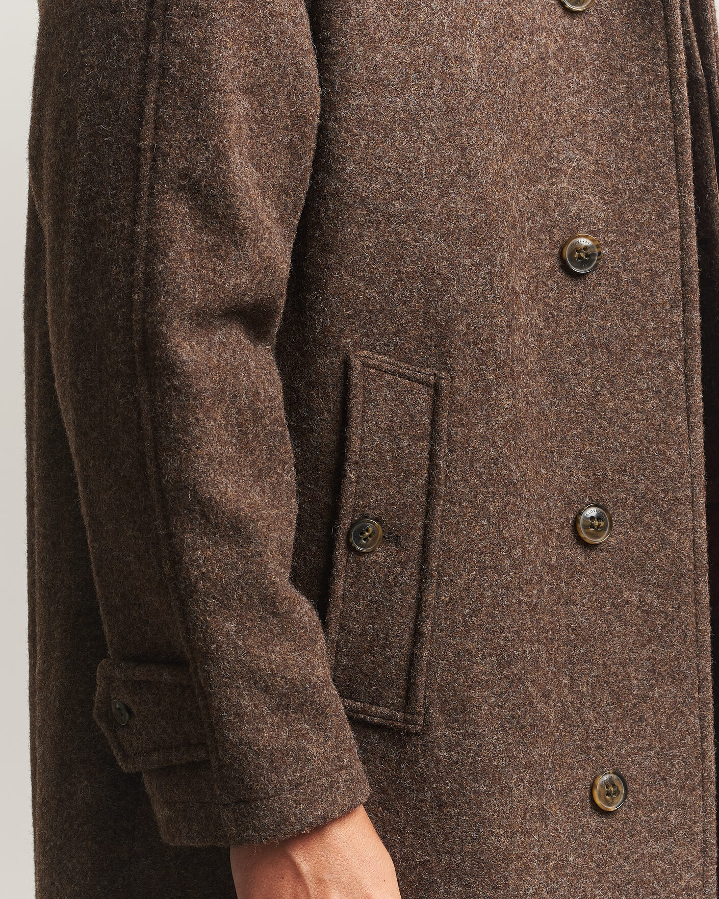 Hombres | Abrigos y chaquetas | Gloverall | Hynes Wool Coat Mocha
