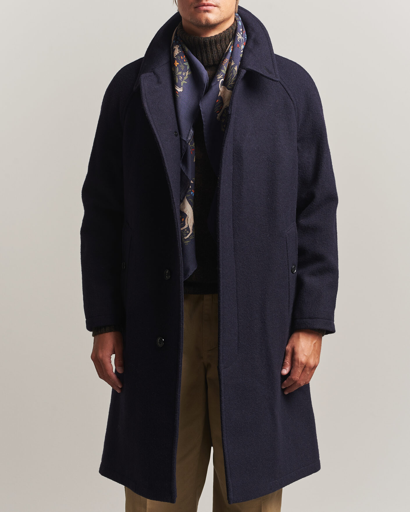 Hombres | Abrigos y chaquetas | Gloverall | Hynes Wool Coat Navy