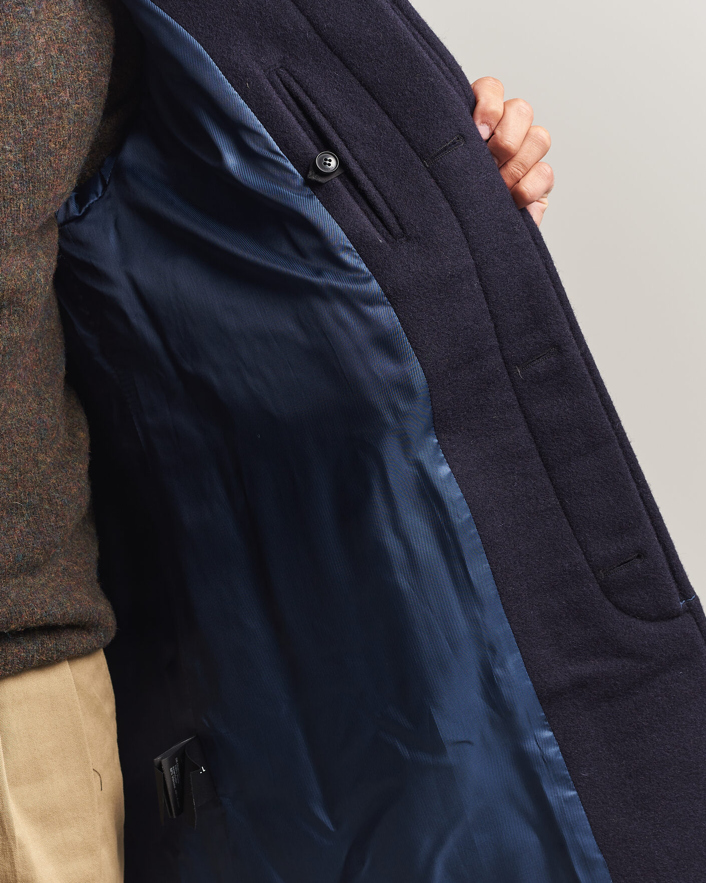Hombres | Abrigos y chaquetas | Gloverall | Hynes Wool Coat Navy