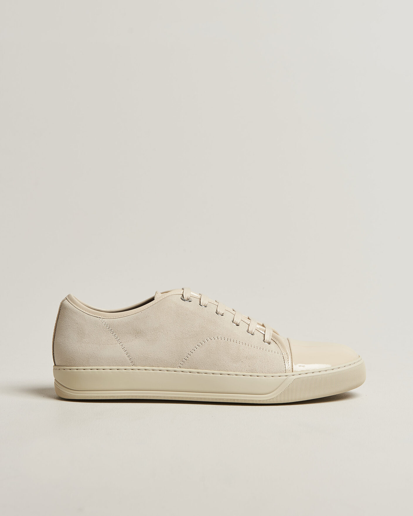 Hombres | Zapatillas | Lanvin | DBB1 Patent Cap Toe Sneaker Light Beige