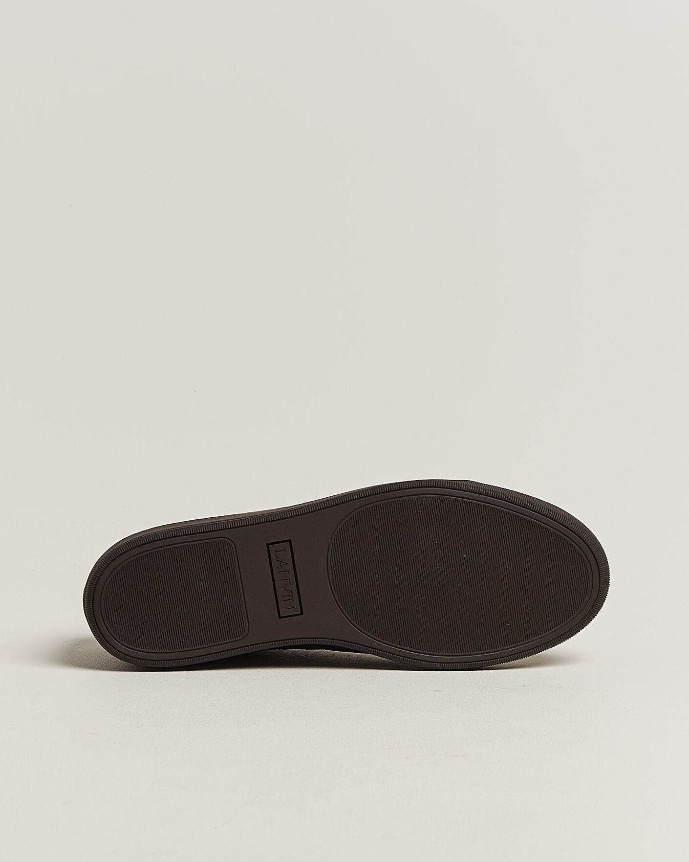 Hombres | Zapatillas | Lanvin | DBB1 Grain Leather Cap Toe Sneaker Brown