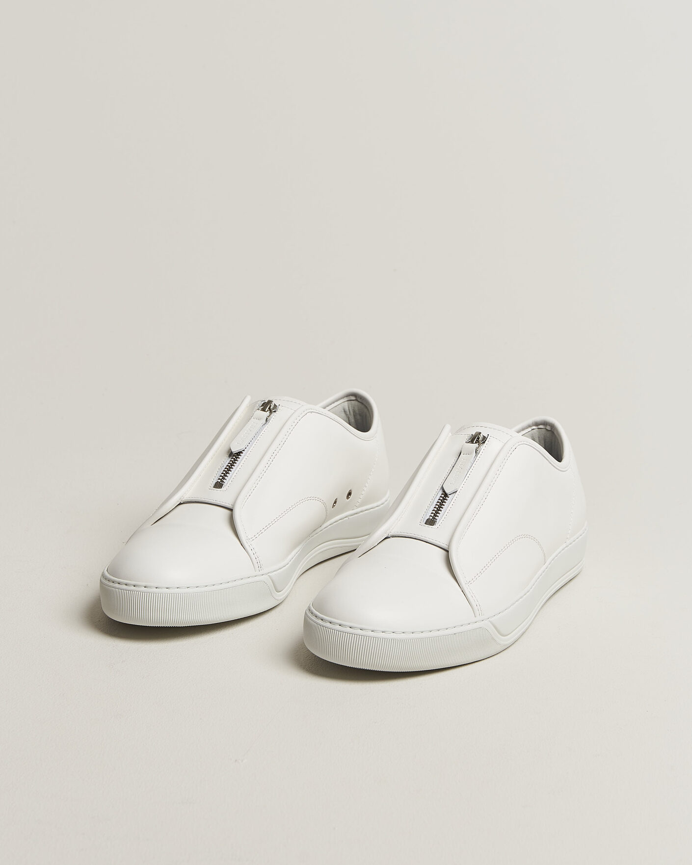 Hombres | Zapatillas | Lanvin | DBB1 Zip Sneakers White