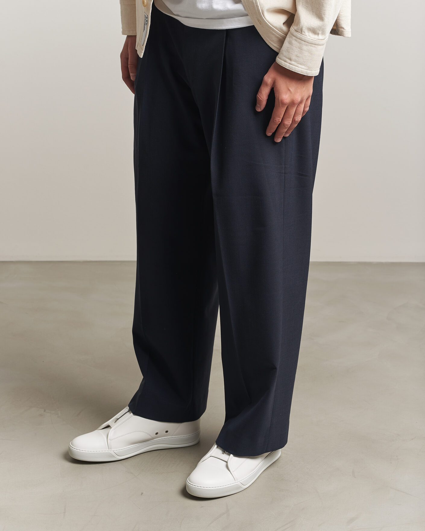 Hombres | Zapatillas | Lanvin | DBB1 Zip Sneakers White