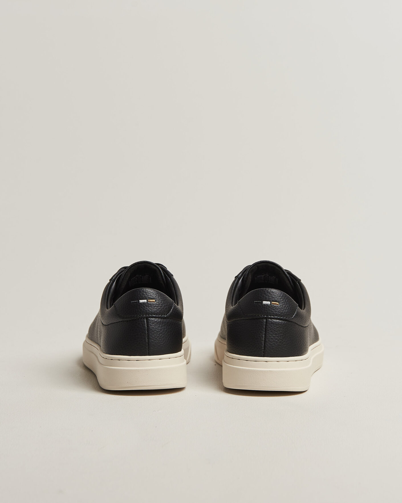Hombres | Zapatillas | BOSS BLACK | Kieran Grained Leather Sneaker Black