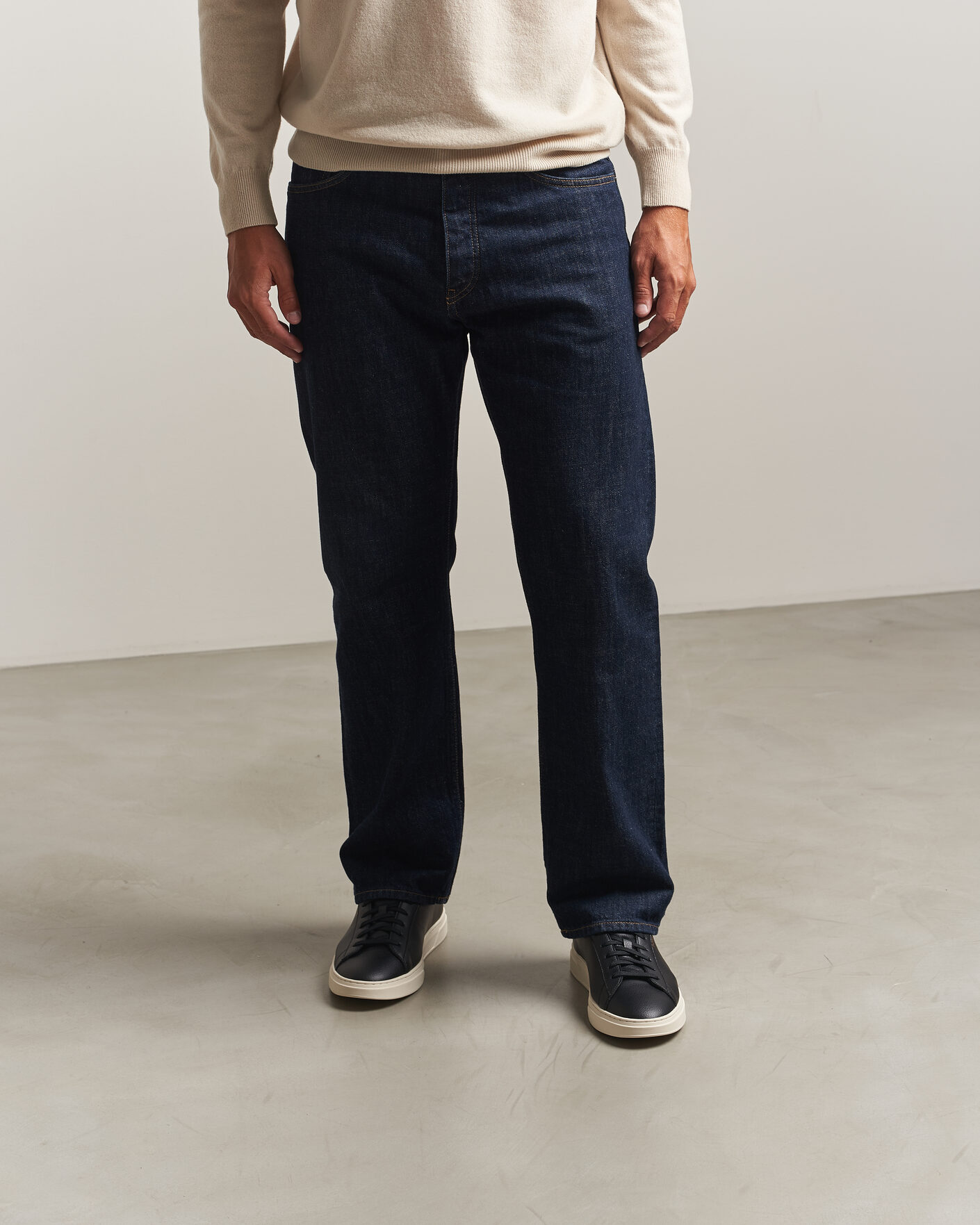 Hombres | Zapatillas | BOSS BLACK | Kieran Grained Leather Sneaker Black