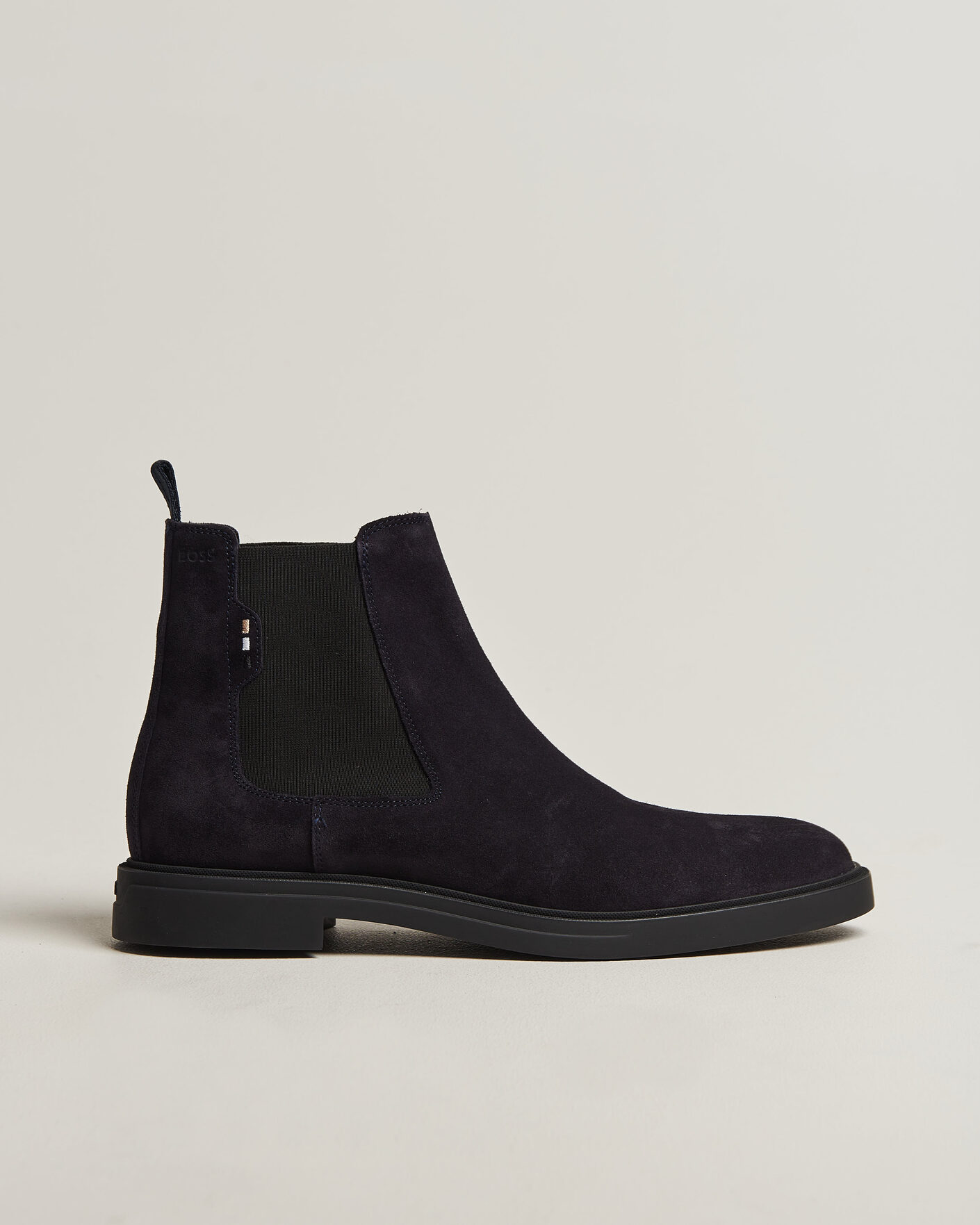 Hombres | Botas | BOSS BLACK | Calev Suede Chelsea Boot Dark Blue