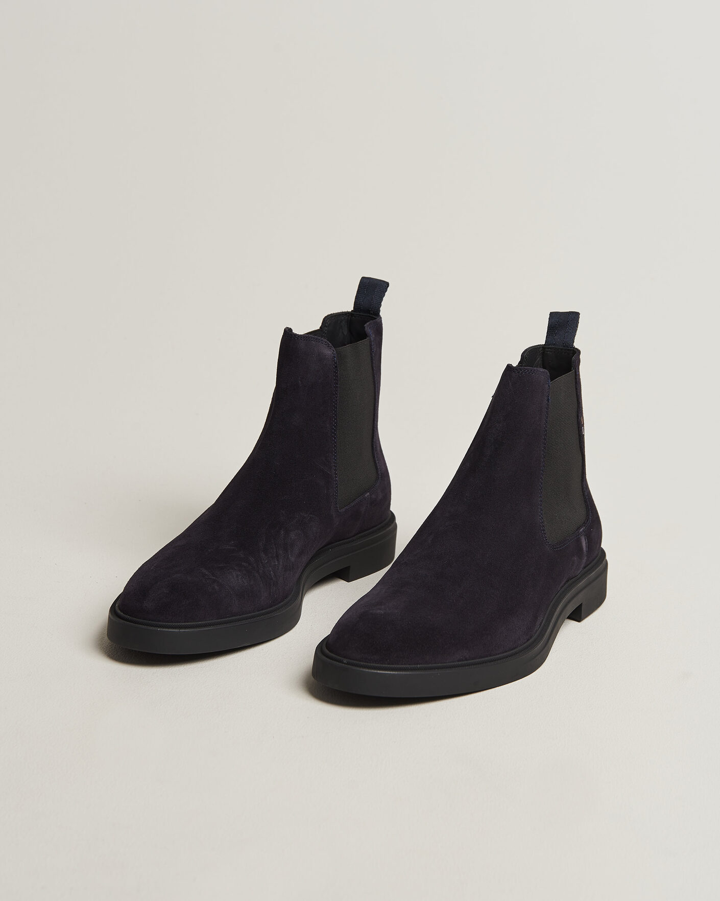 Hombres | Botas | BOSS BLACK | Calev Suede Chelsea Boot Dark Blue