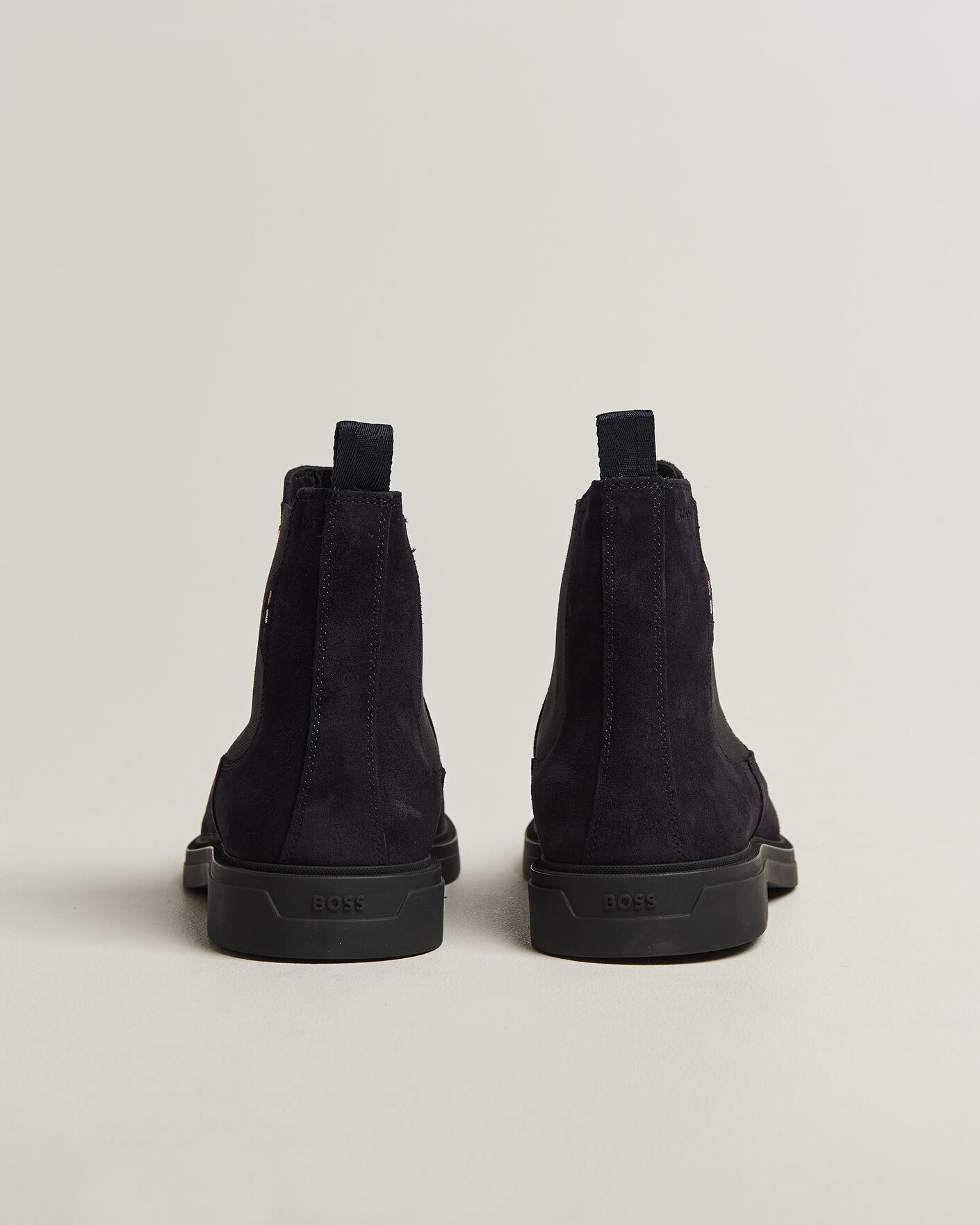 Hombres | Botas | BOSS BLACK | Calev Suede Chelsea Boot Dark Blue
