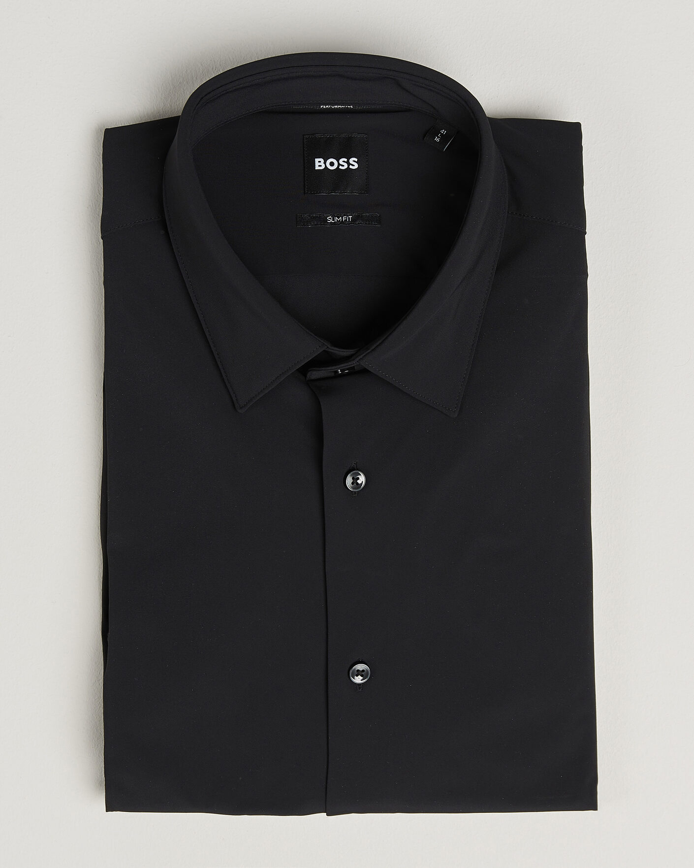 Hombres | Camisas | BOSS BLACK | Hank 4-Way Stretch Shirt Black