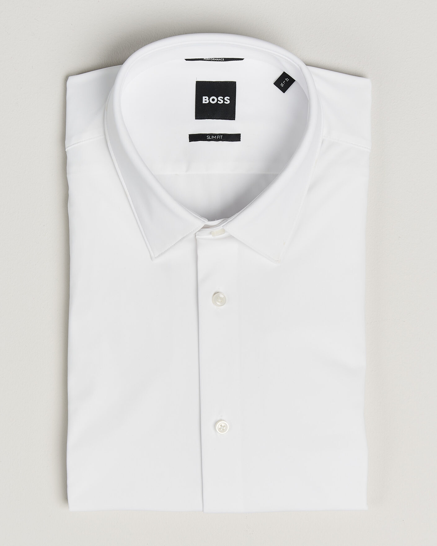 Hombres | Camisas | BOSS BLACK | Hank 4-Way Stretch Shirt White