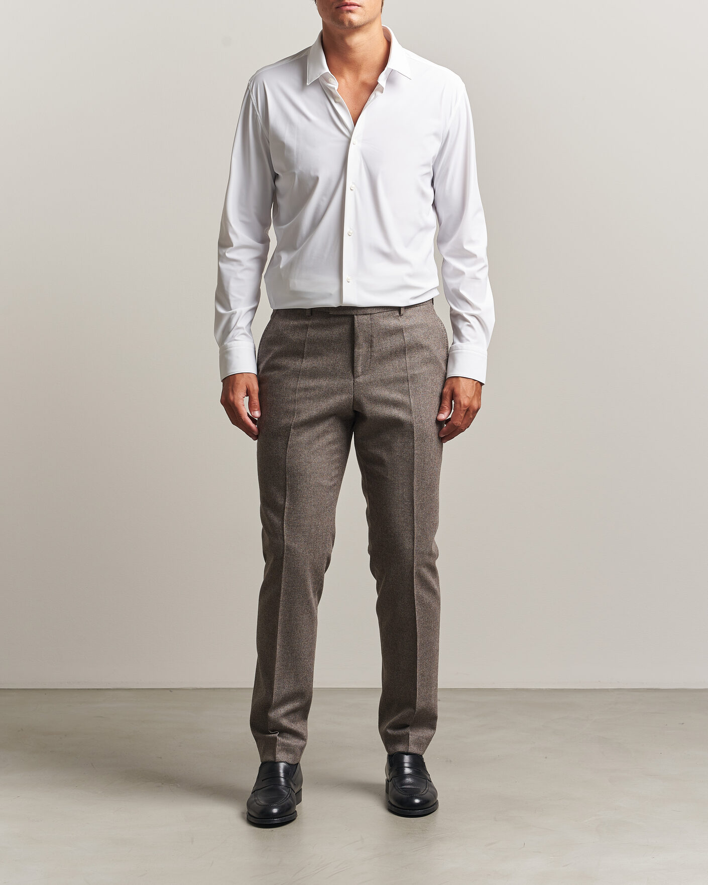 Hombres | Camisas | BOSS BLACK | Hank 4-Way Stretch Shirt White