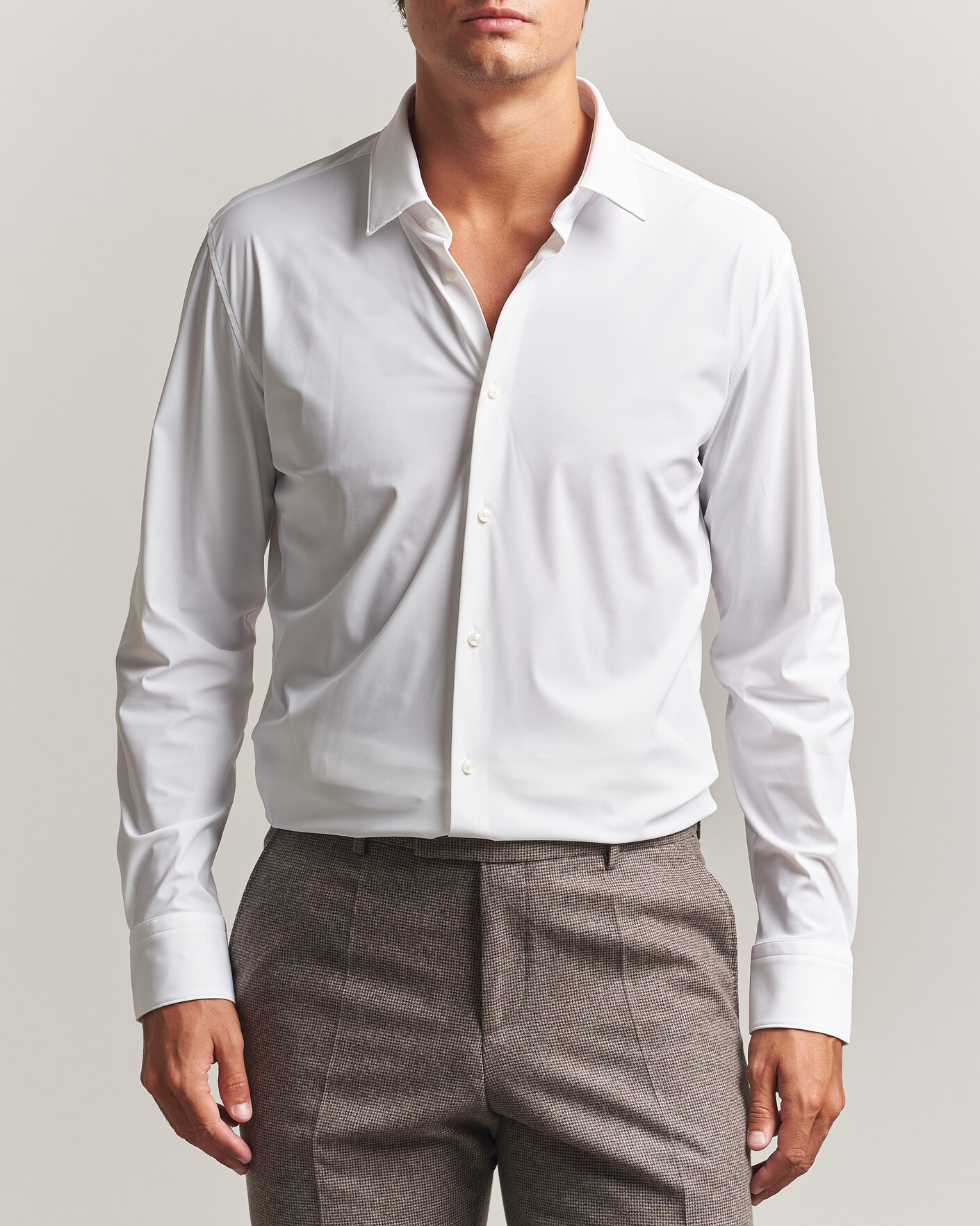 Hombres | Camisas | BOSS BLACK | Hank 4-Way Stretch Shirt White
