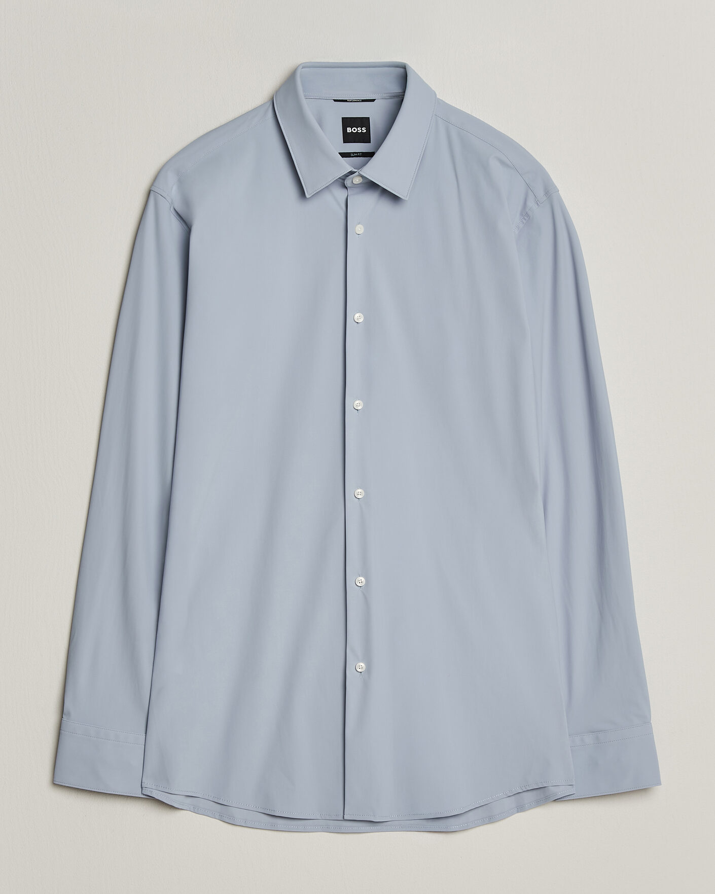 Hombres | Camisas | BOSS BLACK | Hank 4-Way Stretch Shirt Light Blue
