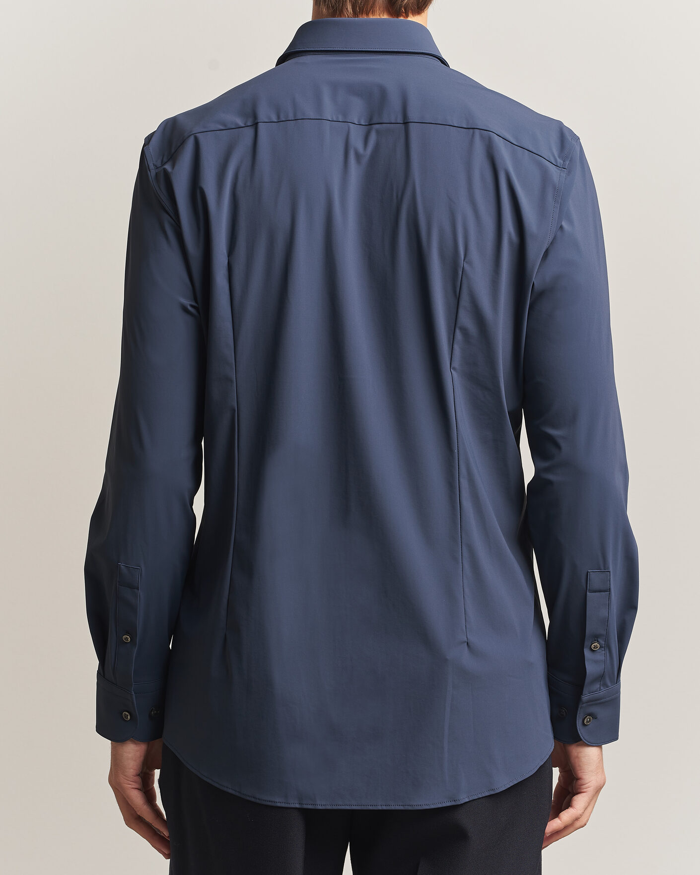 Hombres | Camisas | BOSS BLACK | Hank 4-Way Stretch Shirt Dark Blue