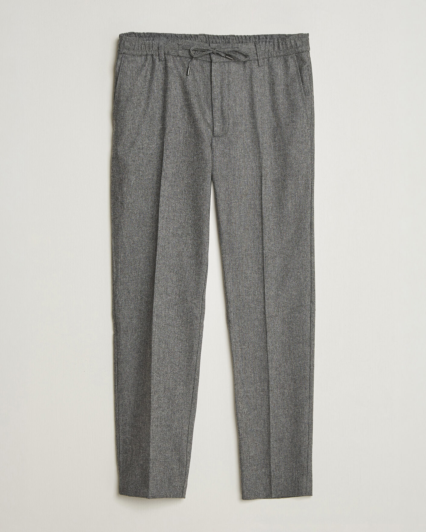 Hombres | Pantalones | BOSS BLACK | Kane Brushed Drawstring Trousers Medium Grey