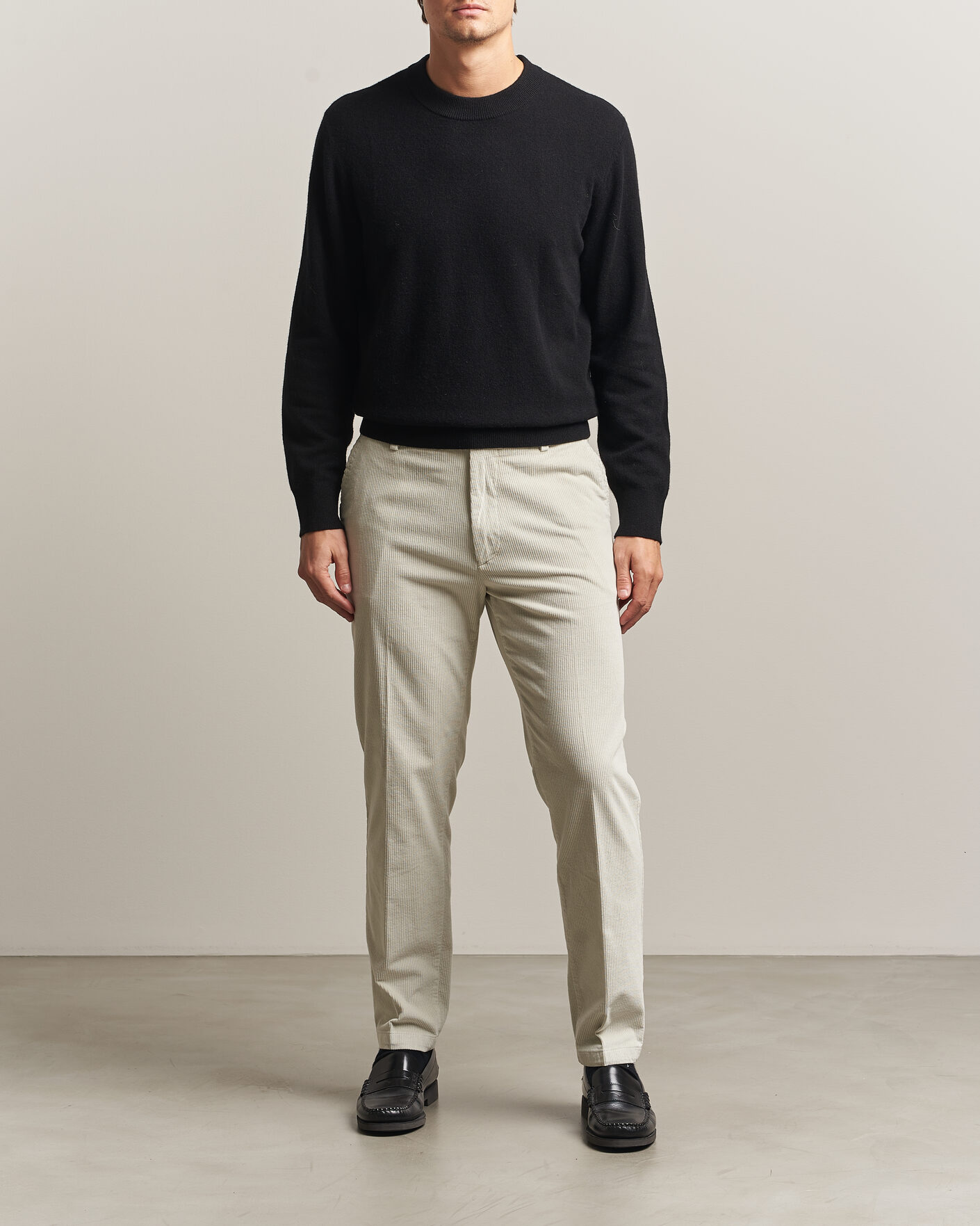 Hombres | Pantalones | BOSS BLACK | Kane Structured Cotton Chino Open White