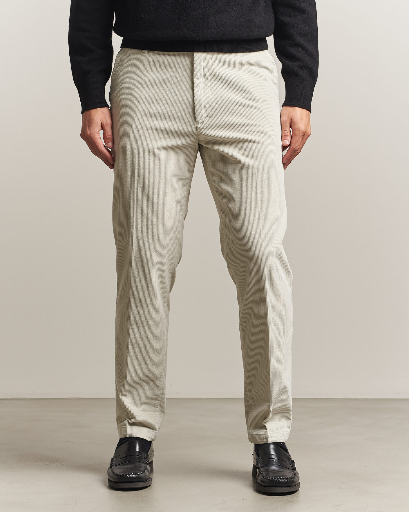 Hombres | Pantalones | BOSS BLACK | Kane Structured Cotton Chino Open White