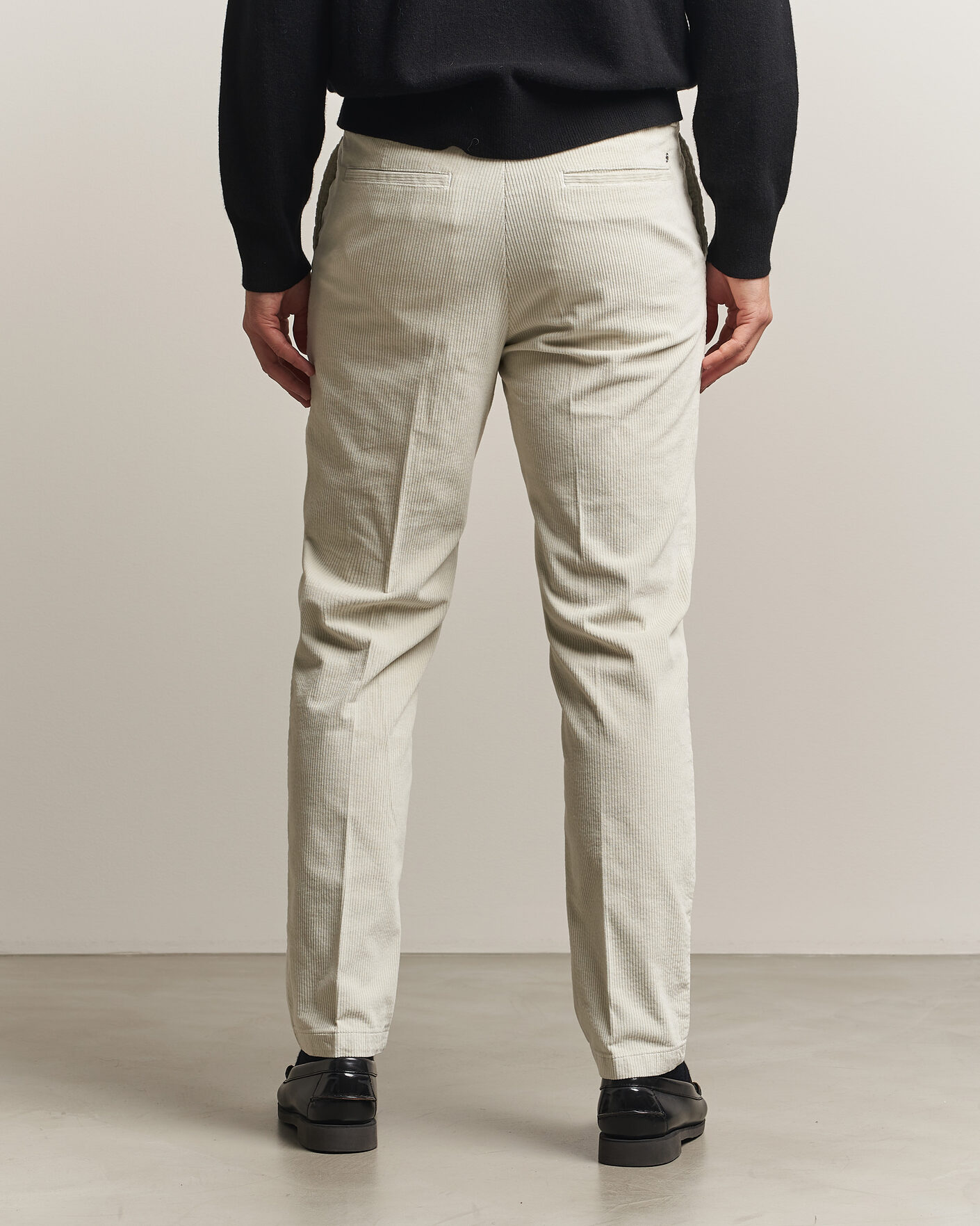 Hombres | Pantalones | BOSS BLACK | Kane Structured Cotton Chino Open White