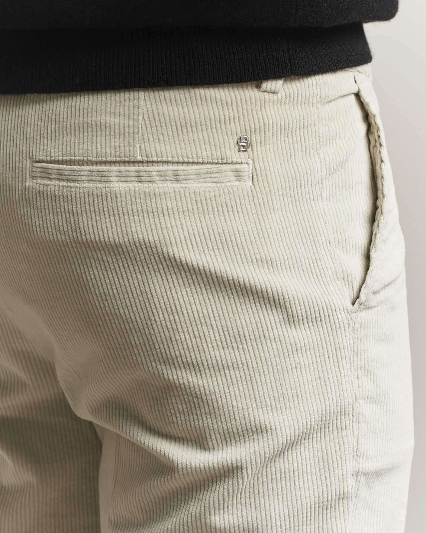 Hombres | Pantalones | BOSS BLACK | Kane Structured Cotton Chino Open White