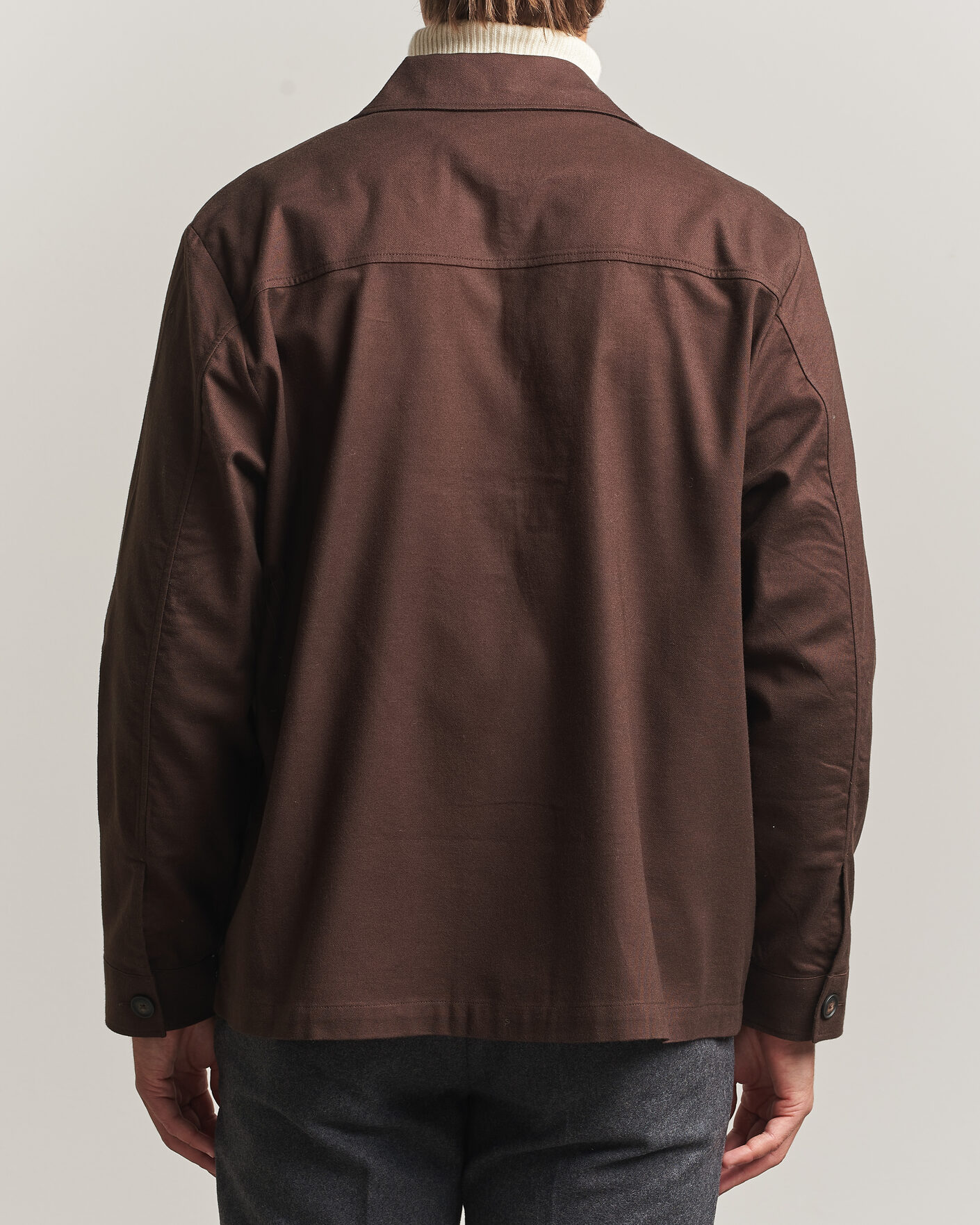 Hombres | Camisas | BOSS BLACK | Cai Cotton Overshirt Dark Brown