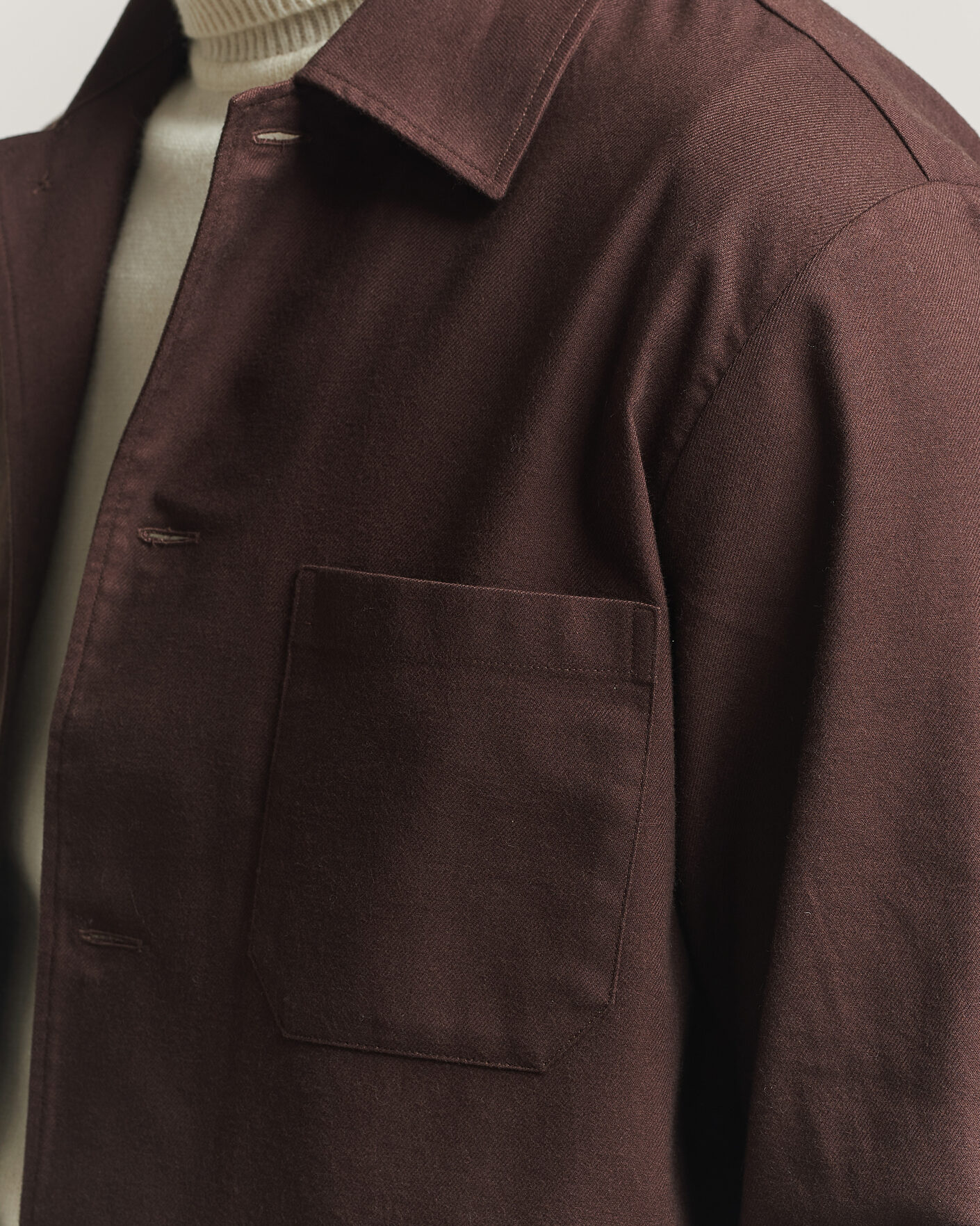Hombres | Camisas | BOSS BLACK | Cai Cotton Overshirt Dark Brown