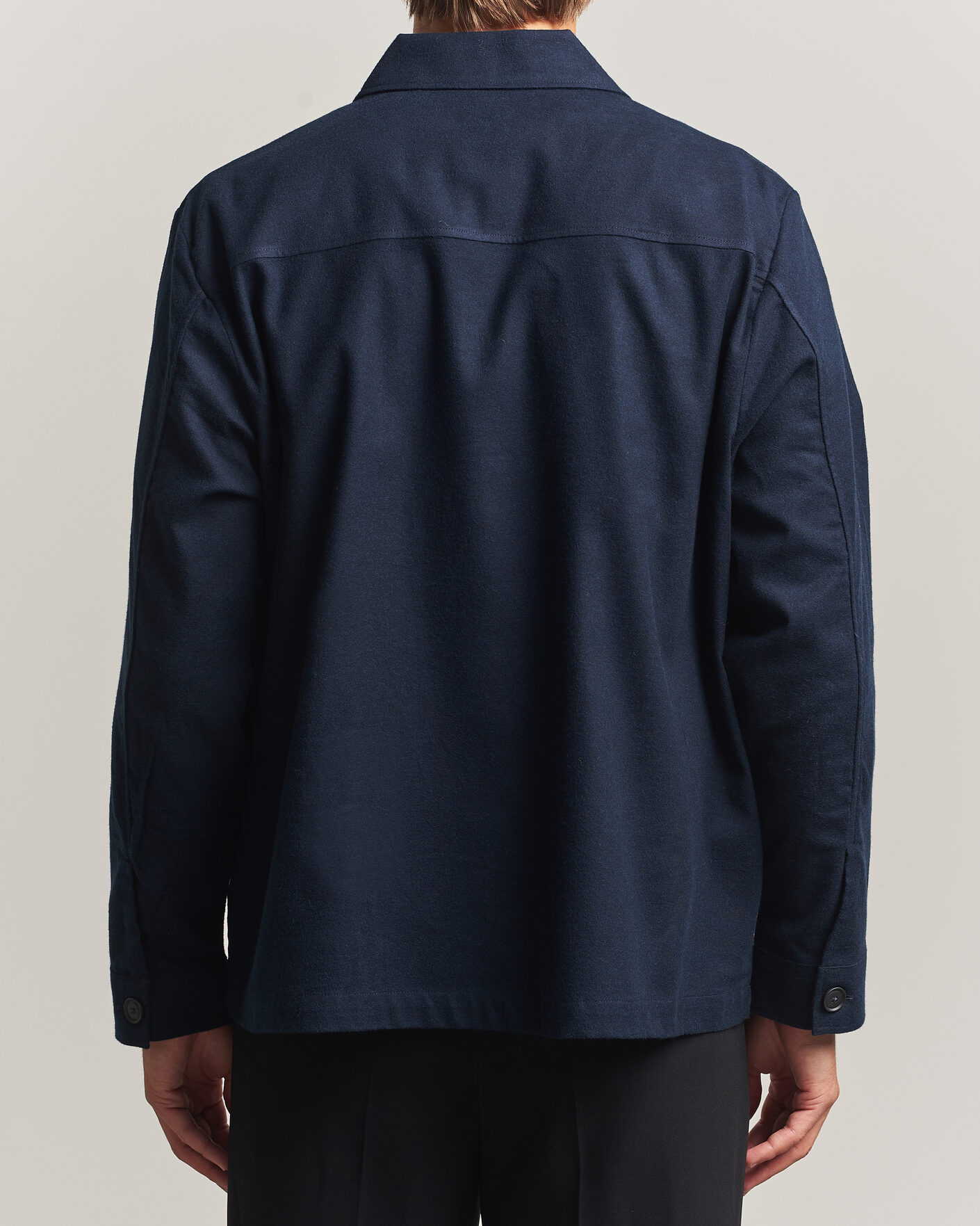 Hombres | Camisas | BOSS BLACK | Cai Cotton Overshirt Dark Blue