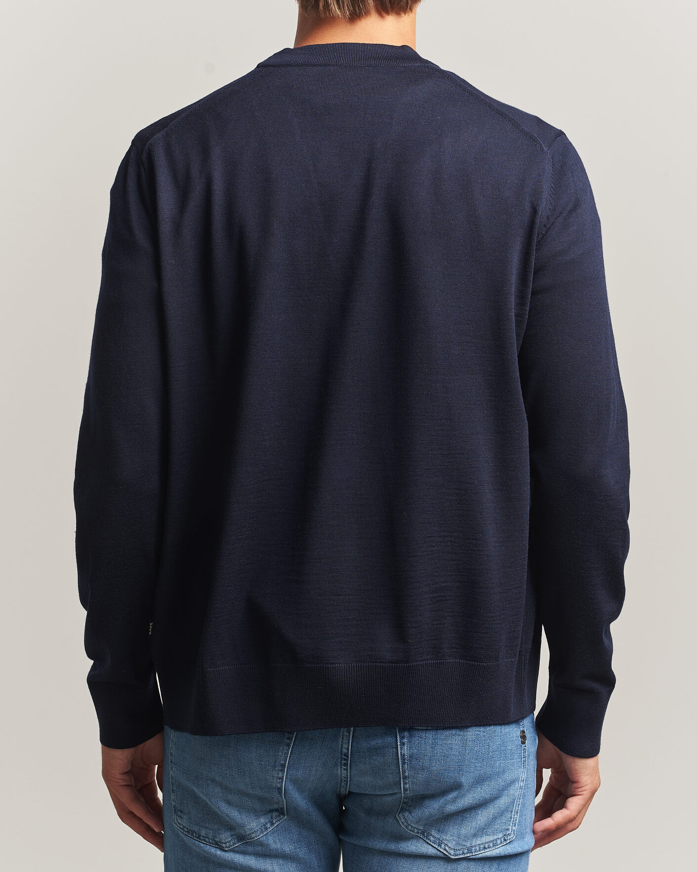 Hombres | Jerséis y prendas de punto | BOSS BLACK | Mardon Wool Cardigan Dark Blue