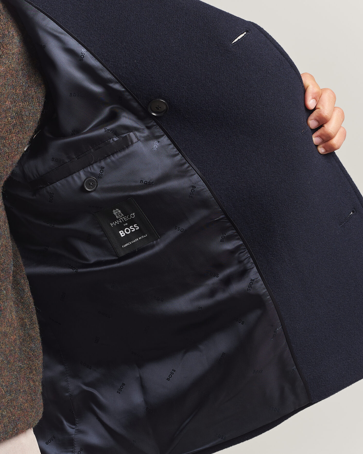 Hombres | Abrigos y chaquetas | BOSS BLACK | Hyde Wool Peacoat Dark Blue