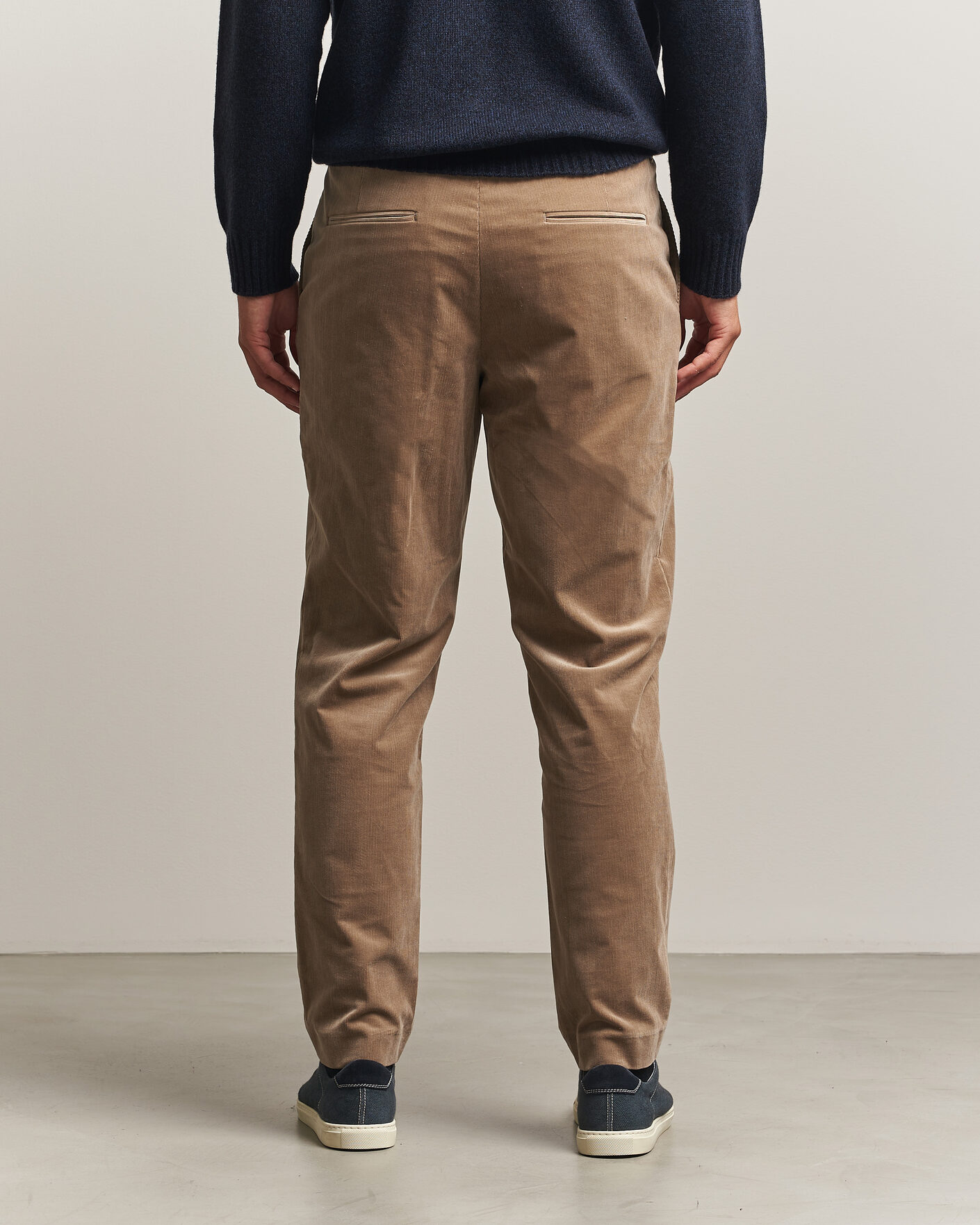 Hombres | Pantalones | BOSS BLACK | Perin Corduroy Drawstring Trousers Open Brown