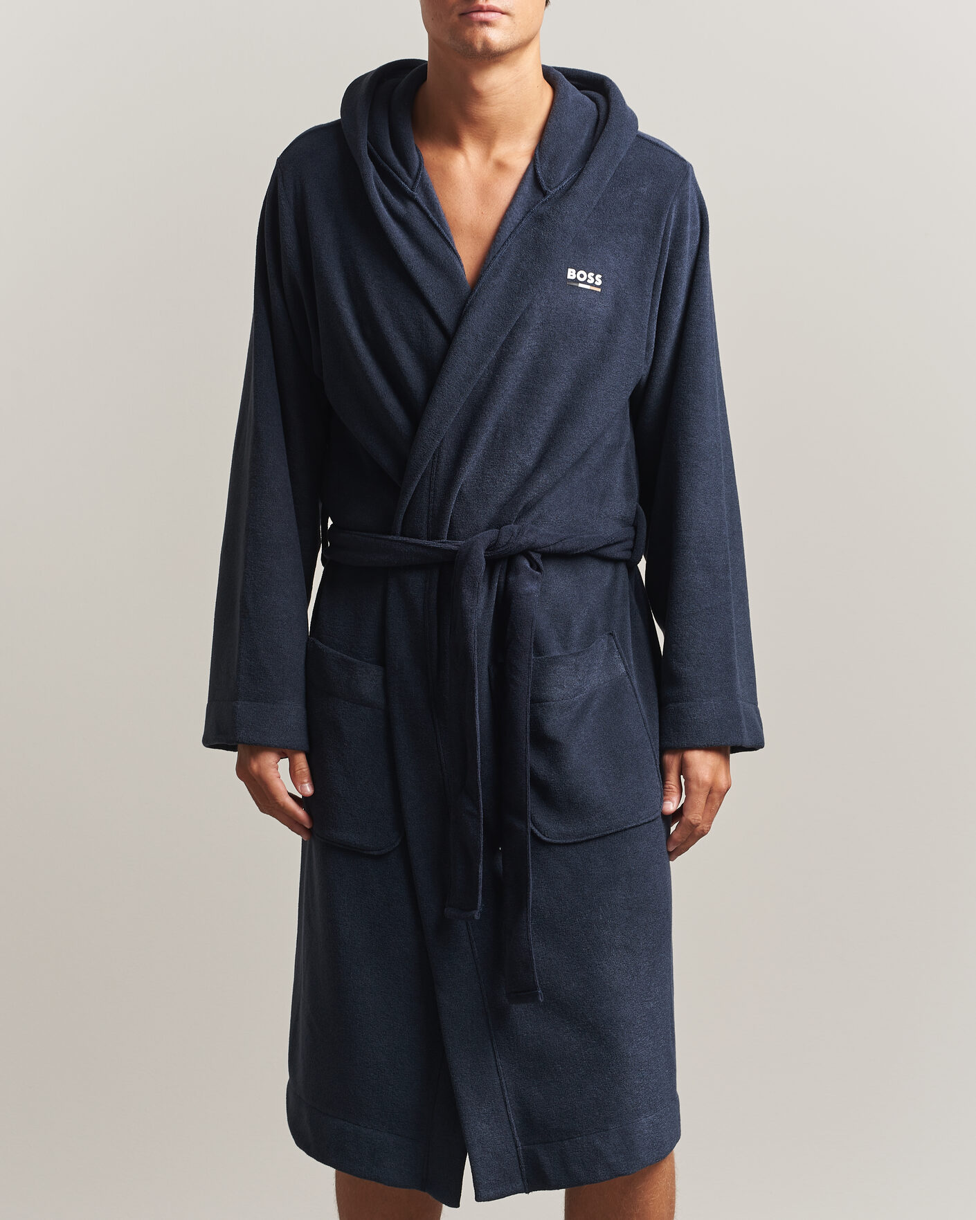 Hombres | Pijamas y batas | BOSS BLACK | Terry Robe Dark Blue