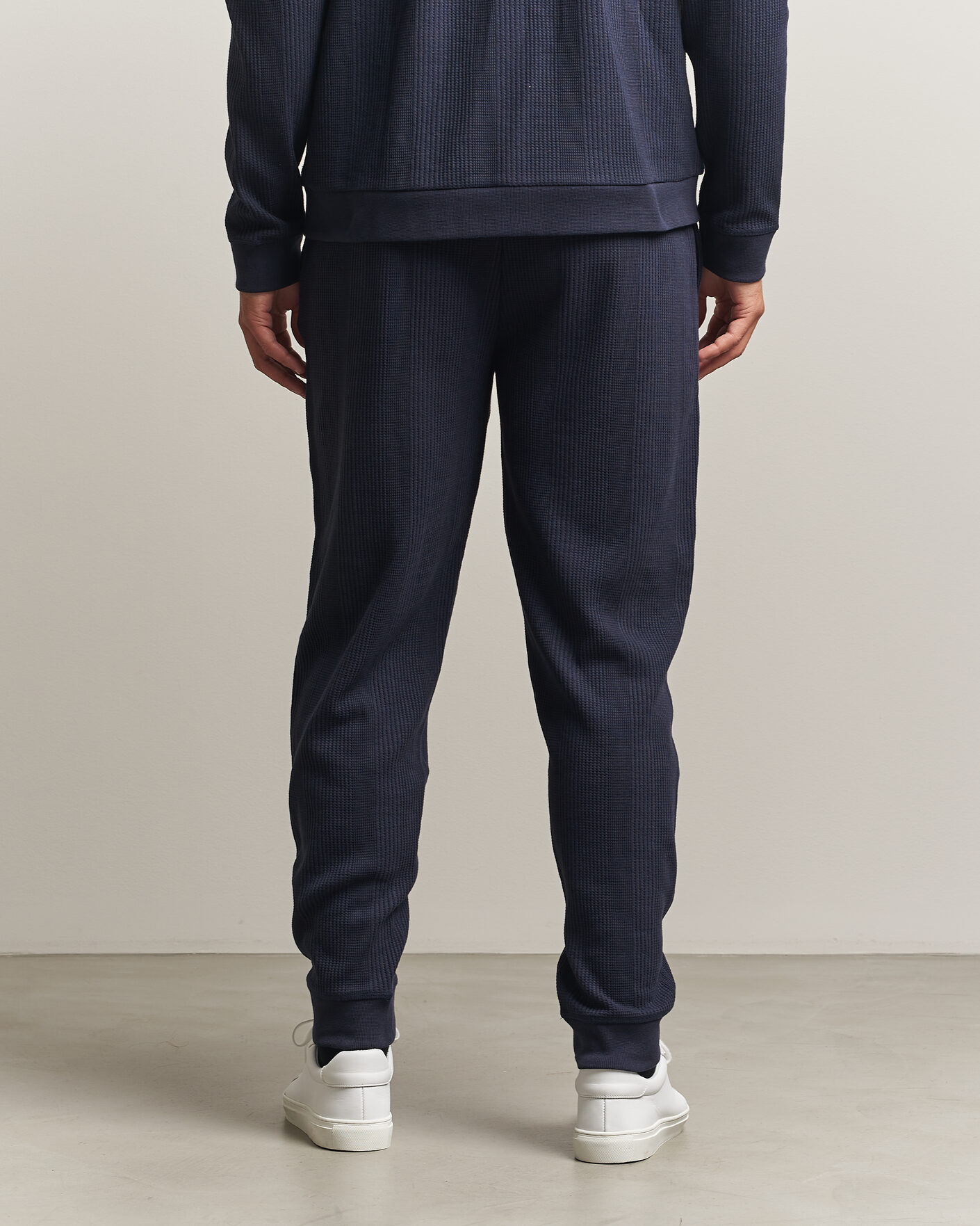 Hombres | Pantalones | BOSS BLACK | Structured Loungewear Sweatpants Dark Blue