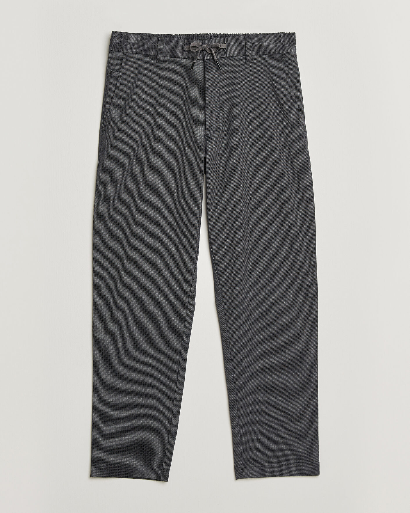 Hombres | Pantalones | BOSS ORANGE | Tapered Fit Drawstring Chino Dark Grey
