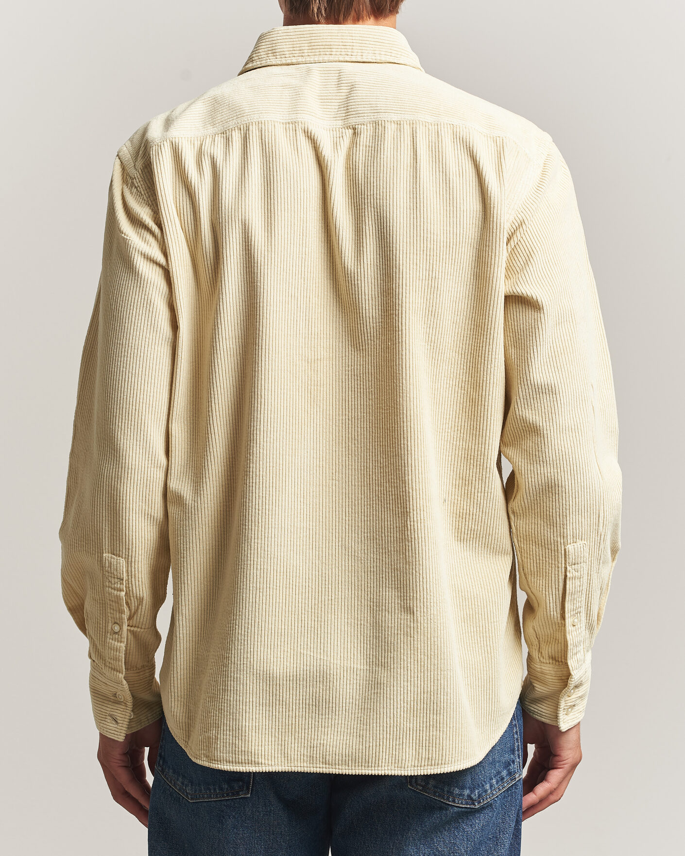 Hombres | Camisas | BOSS ORANGE | Relegant Corduroy Shirt Light Beige