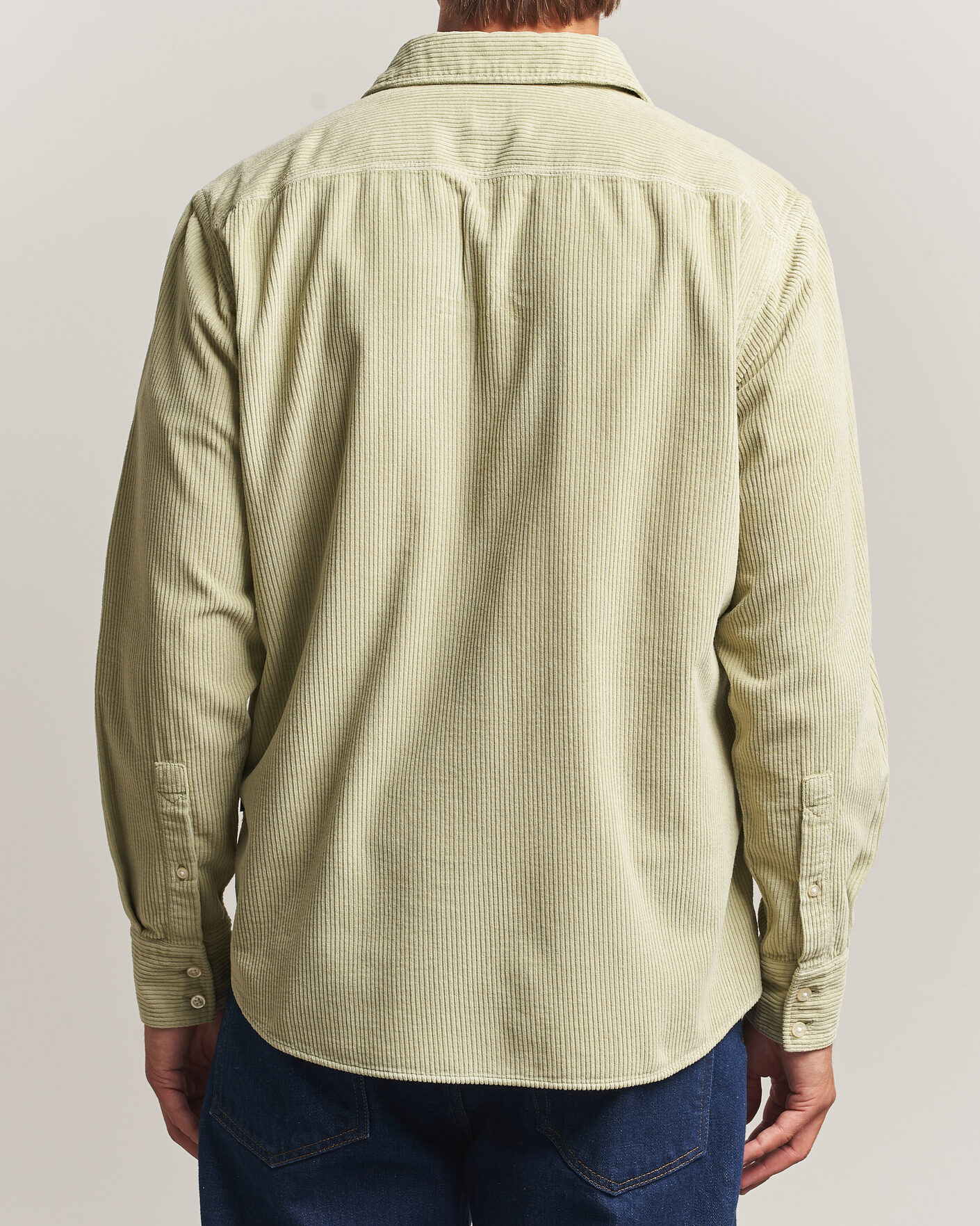 Hombres | Camisas | BOSS ORANGE | Relegant Corduroy Shirt Open Green
