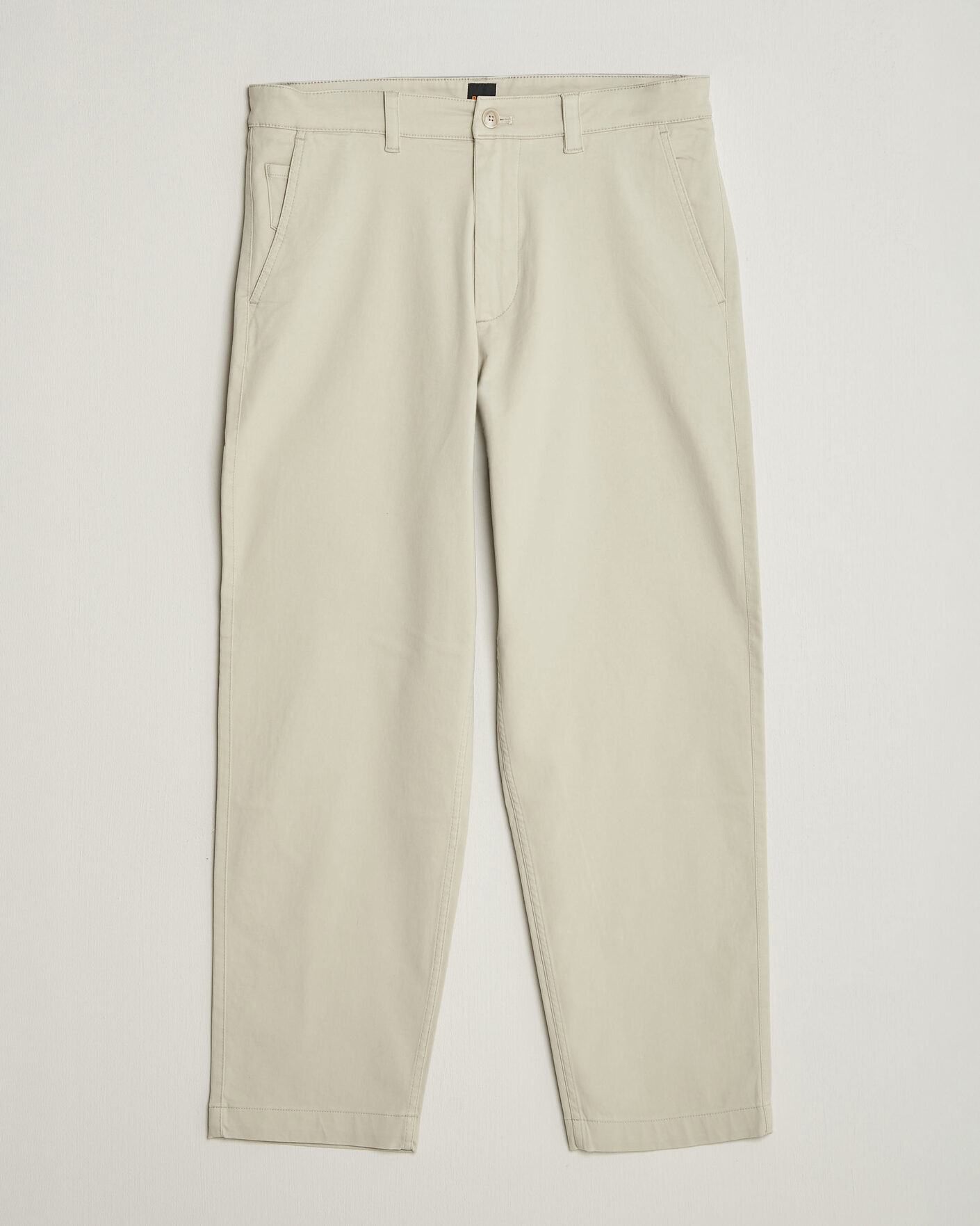 Hombres | Pantalones | BOSS ORANGE | Cotton Chino Light Beige