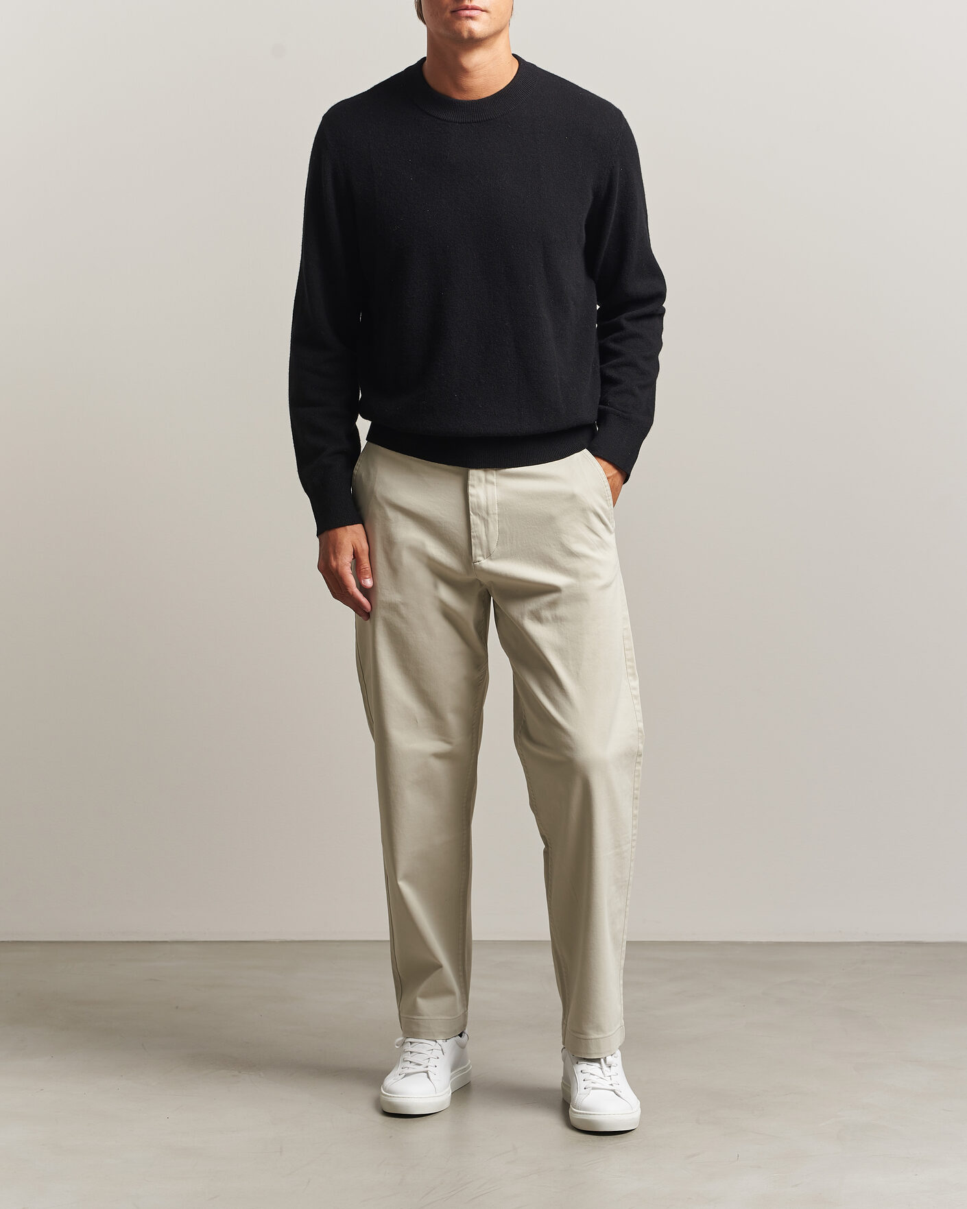 Hombres | Pantalones | BOSS ORANGE | Cotton Chino Light Beige
