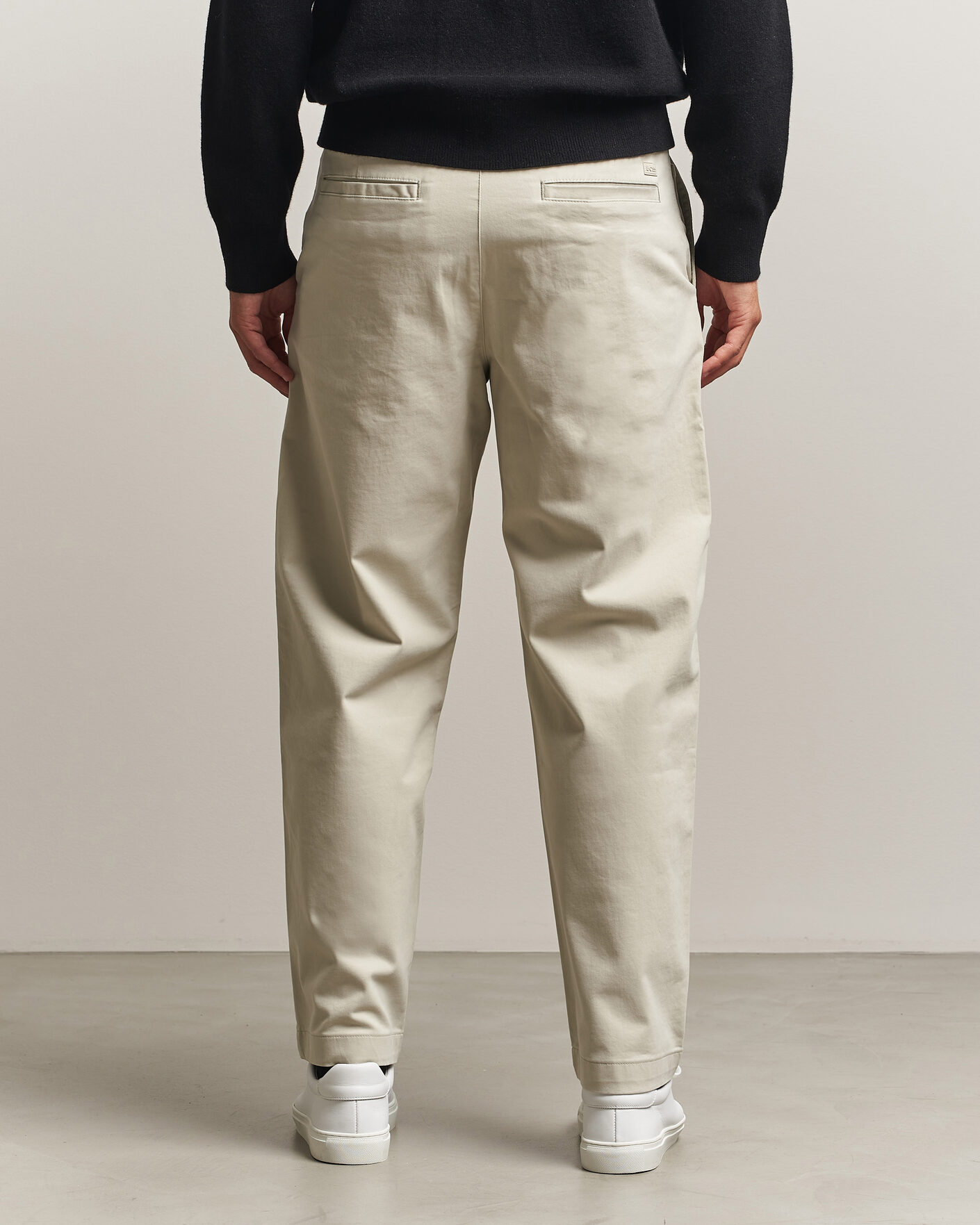 Hombres | Pantalones | BOSS ORANGE | Cotton Chino Light Beige