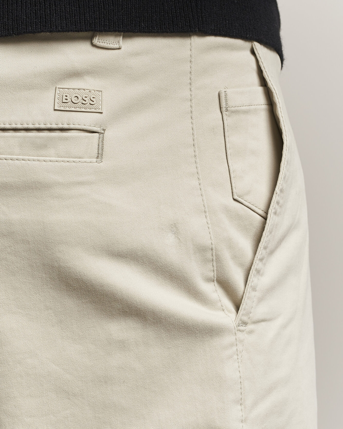 Hombres | Pantalones | BOSS ORANGE | Cotton Chino Light Beige