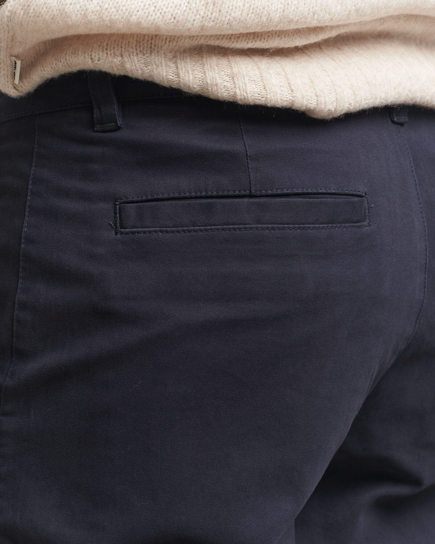 Hombres | Pantalones | BOSS ORANGE | Cotton Chino Dark Blue