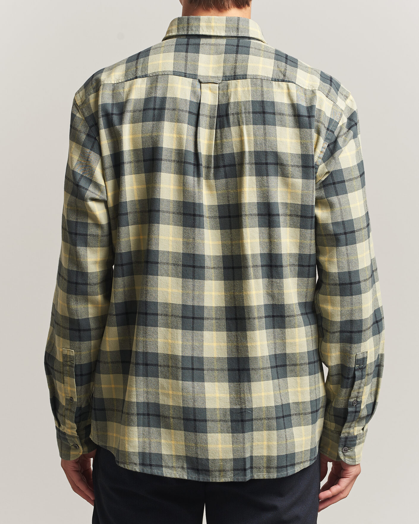 Hombres | Camisas | BOSS ORANGE | Rickert Brushed Cotton Checked Shirt Open Green