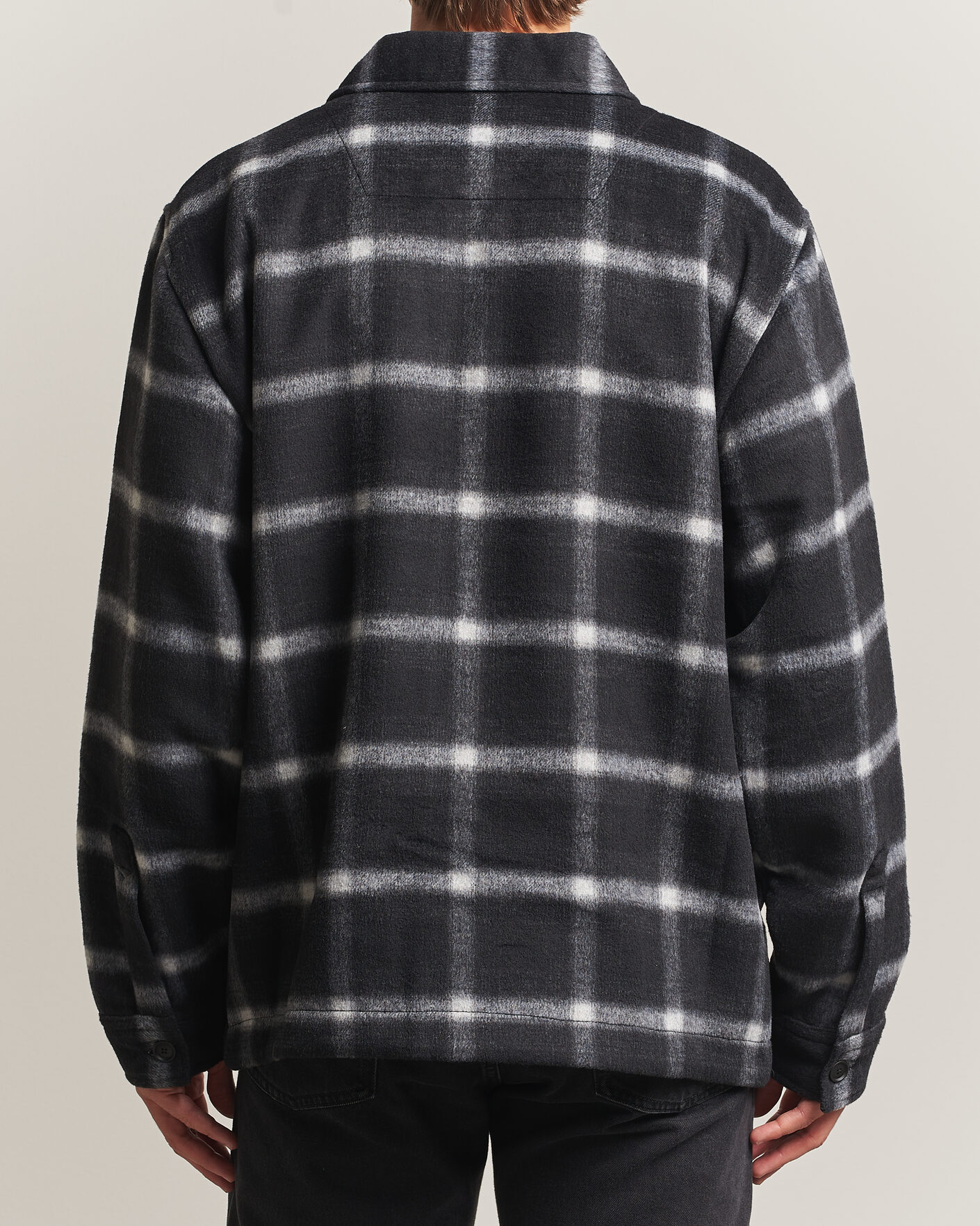 Hombres | Abrigos y chaquetas | BOSS ORANGE | Losky Flannel Checked Overshirt Black