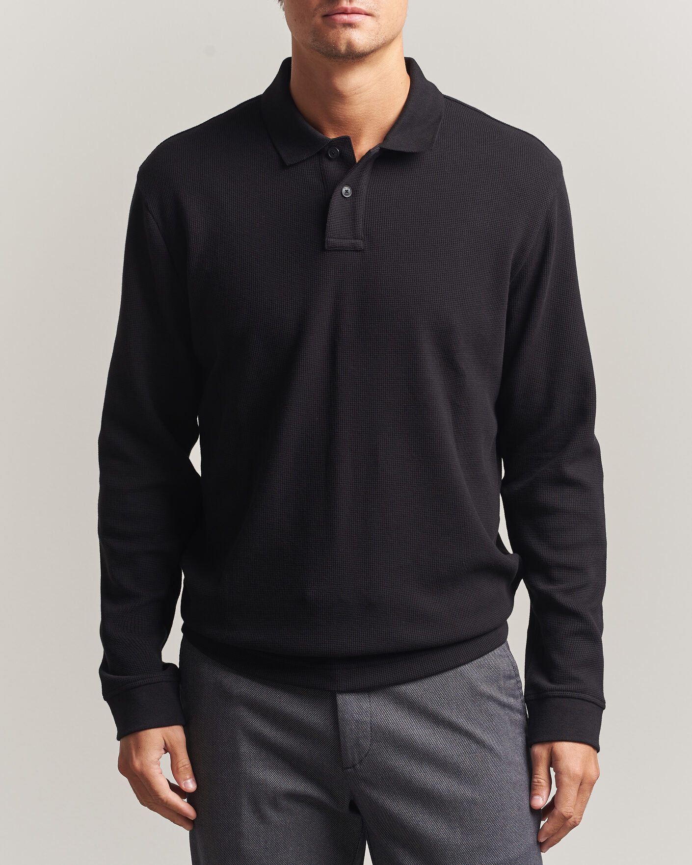 Hombres | Jerséis y prendas de punto | BOSS ORANGE | Petempesto Polo Sweater Black